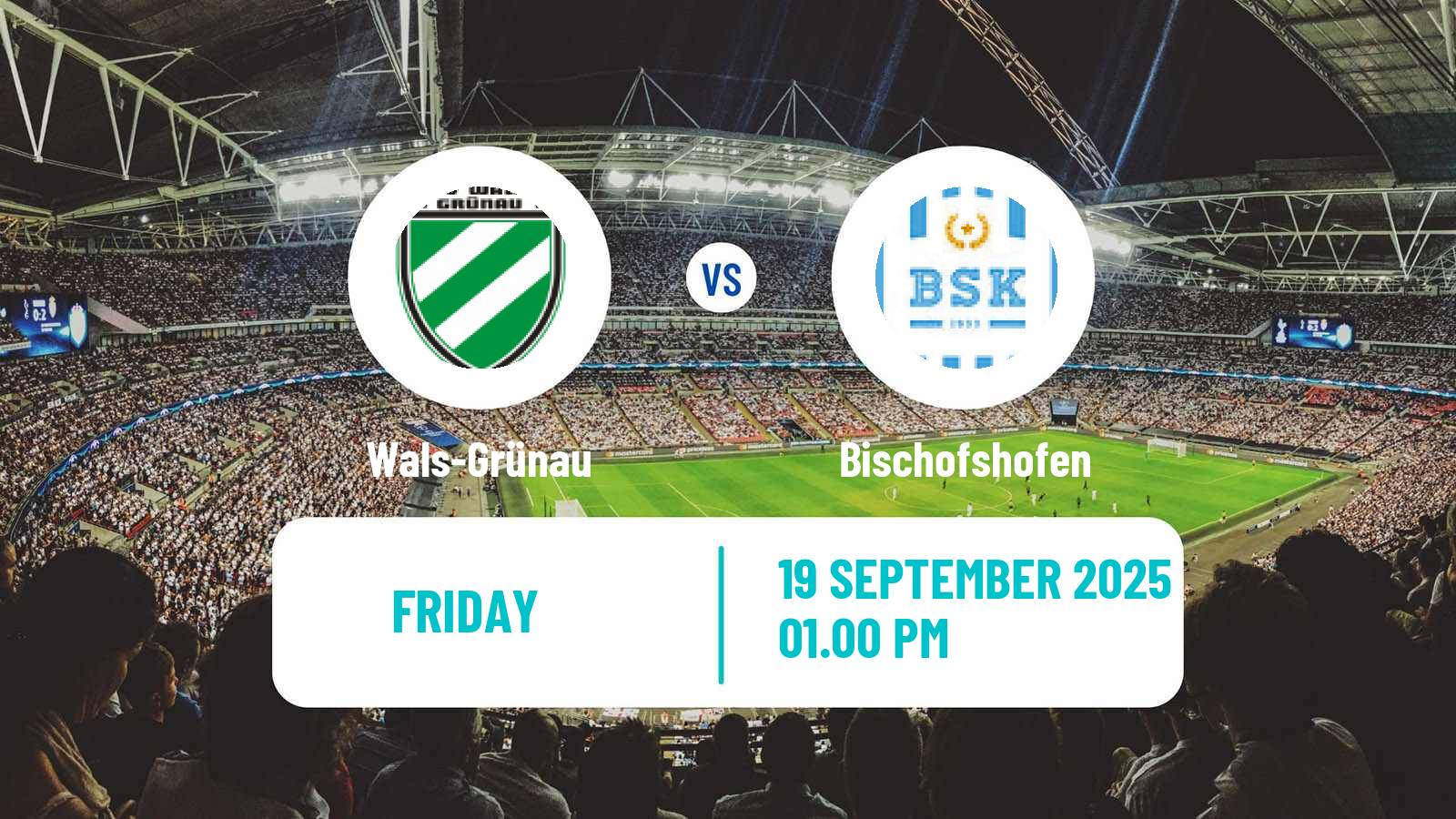 Soccer Austrian Regionalliga West Wals-Grünau - Bischofshofen