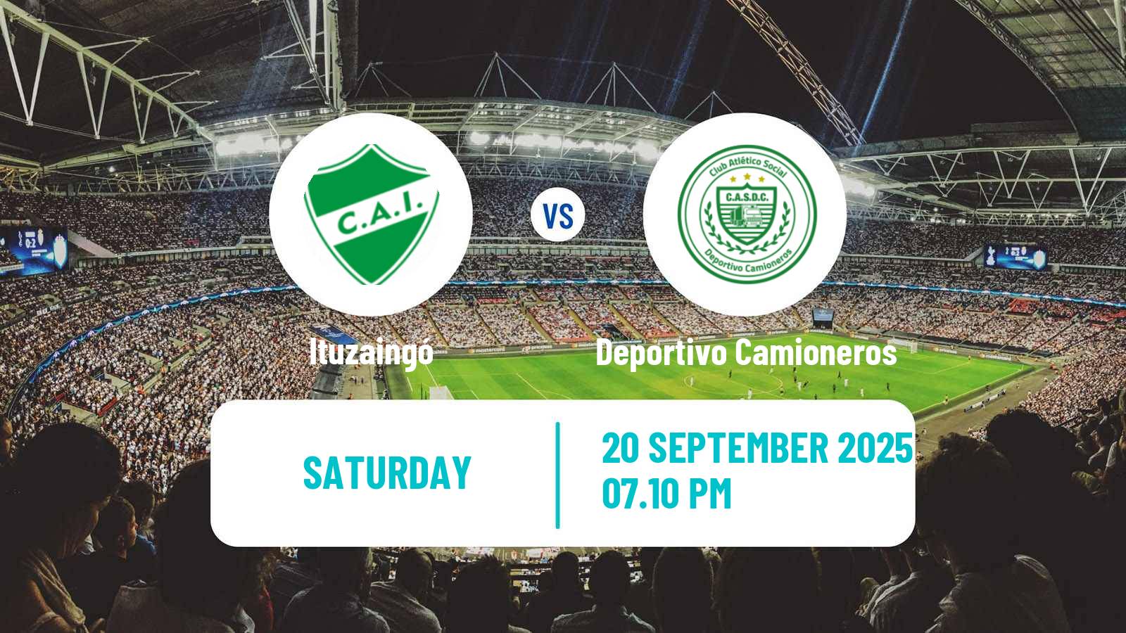 Soccer Argentinian Primera C Ituzaingó - Deportivo Camioneros