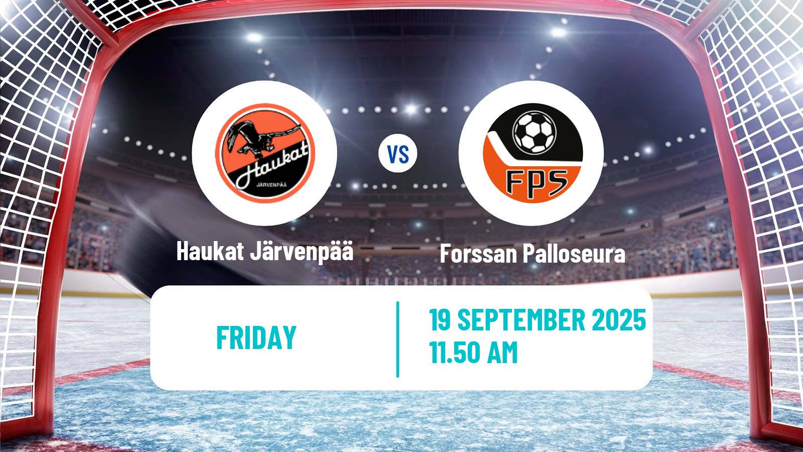 Hockey Finnish Suomi-sarja Haukat Järvenpää - Forssan Palloseura