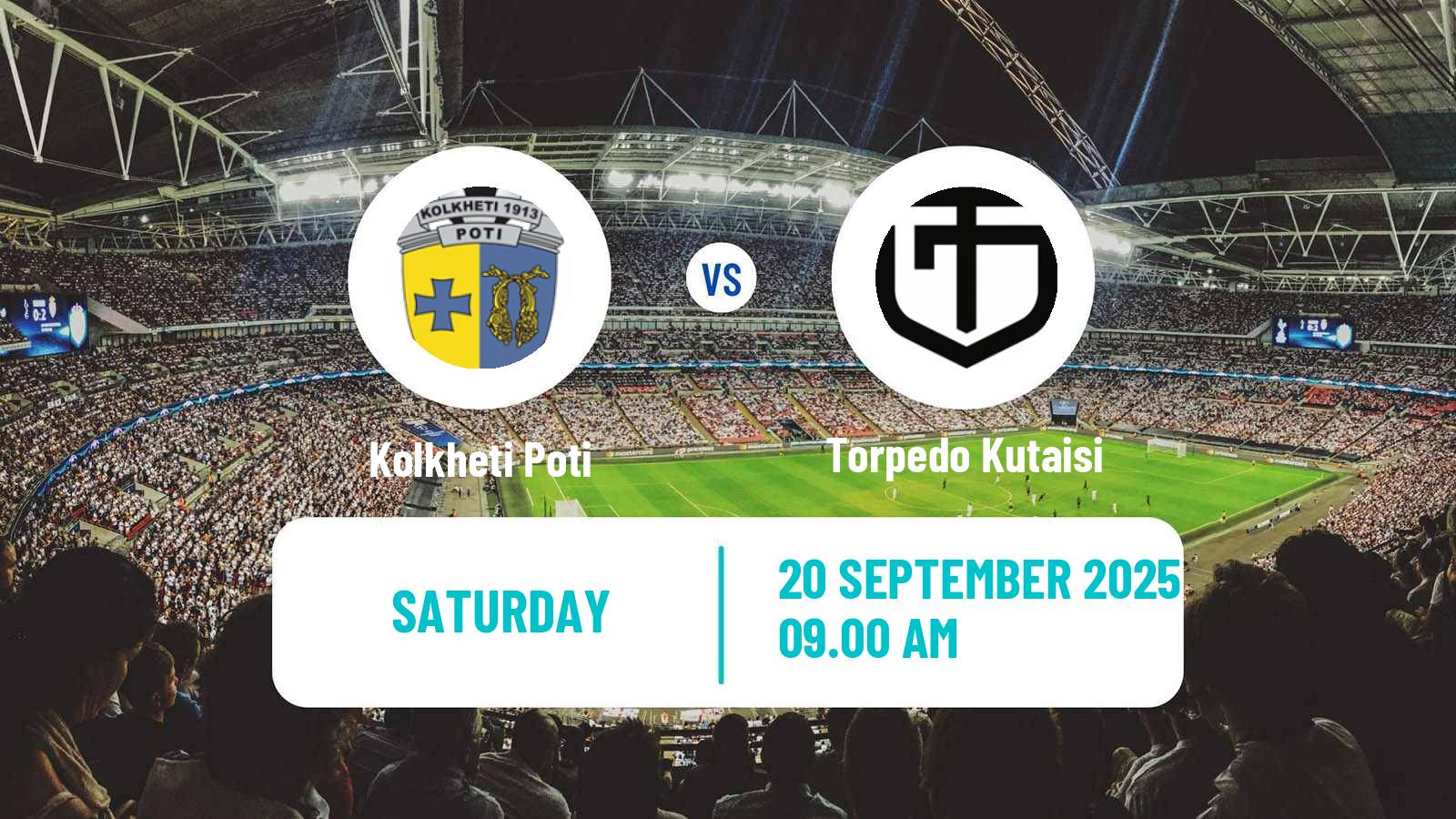 Soccer Georgian Erovnuli Liga Kolkheti Poti - Torpedo Kutaisi