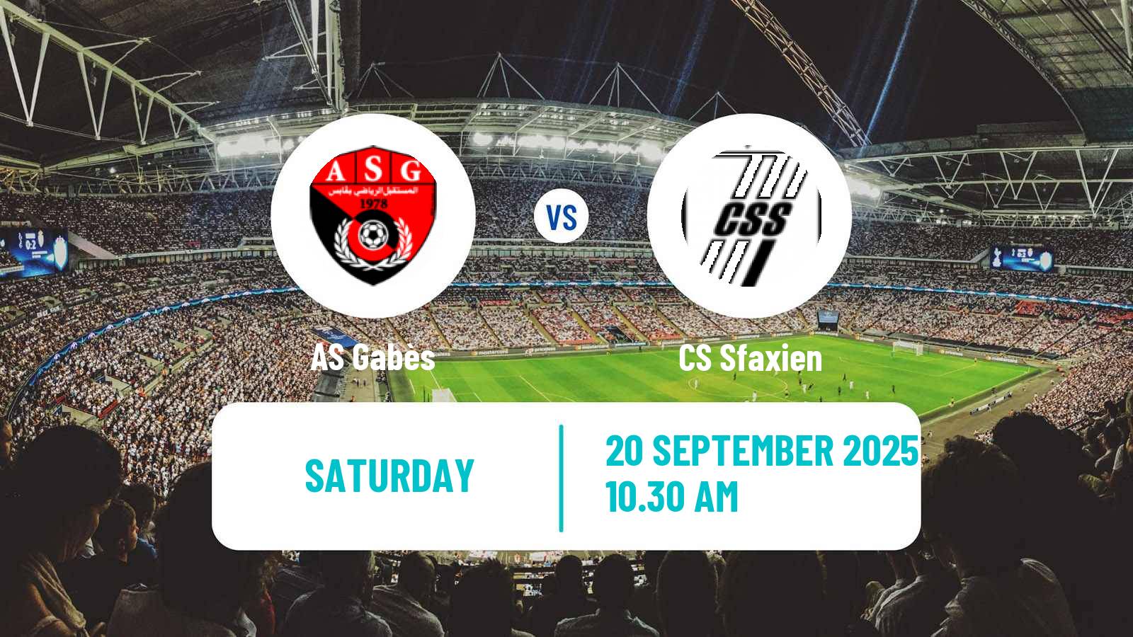 Soccer Tunisian Ligue Professionnelle 1 Gabès - Sfaxien