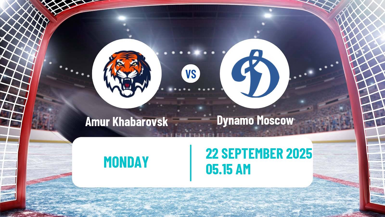 Hockey KHL Amur Khabarovsk - Dynamo Moscow