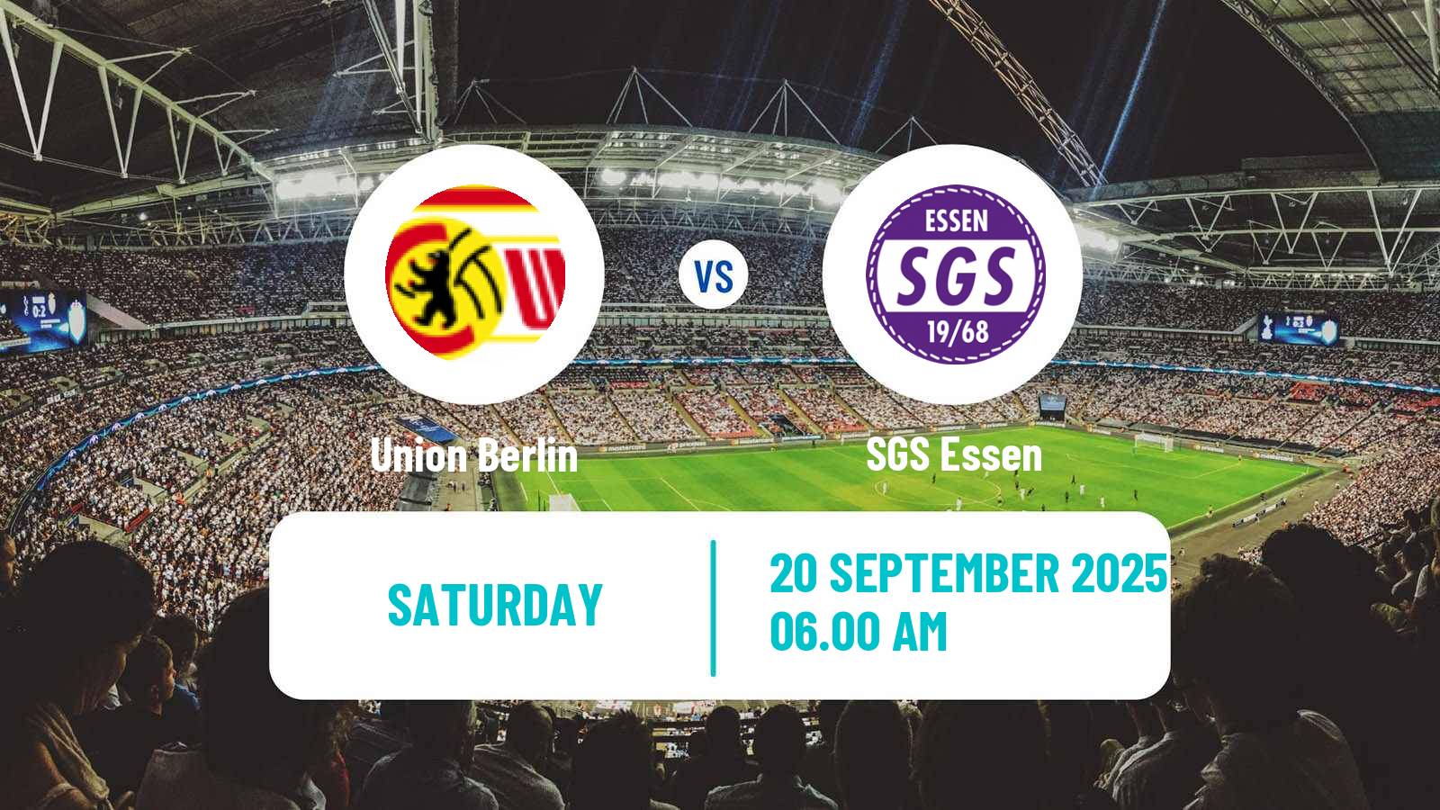 Soccer German Bundesliga Women Union Berlin - SGS Essen