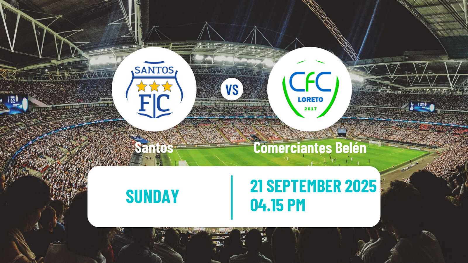Soccer Peruvian Liga 2 Santos - Comerciantes Belén