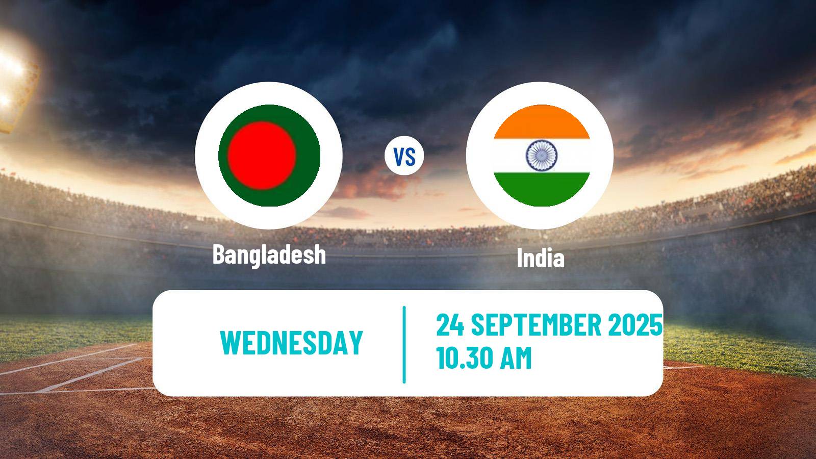 Cricket Asia Cup T20 Bangladesh - India