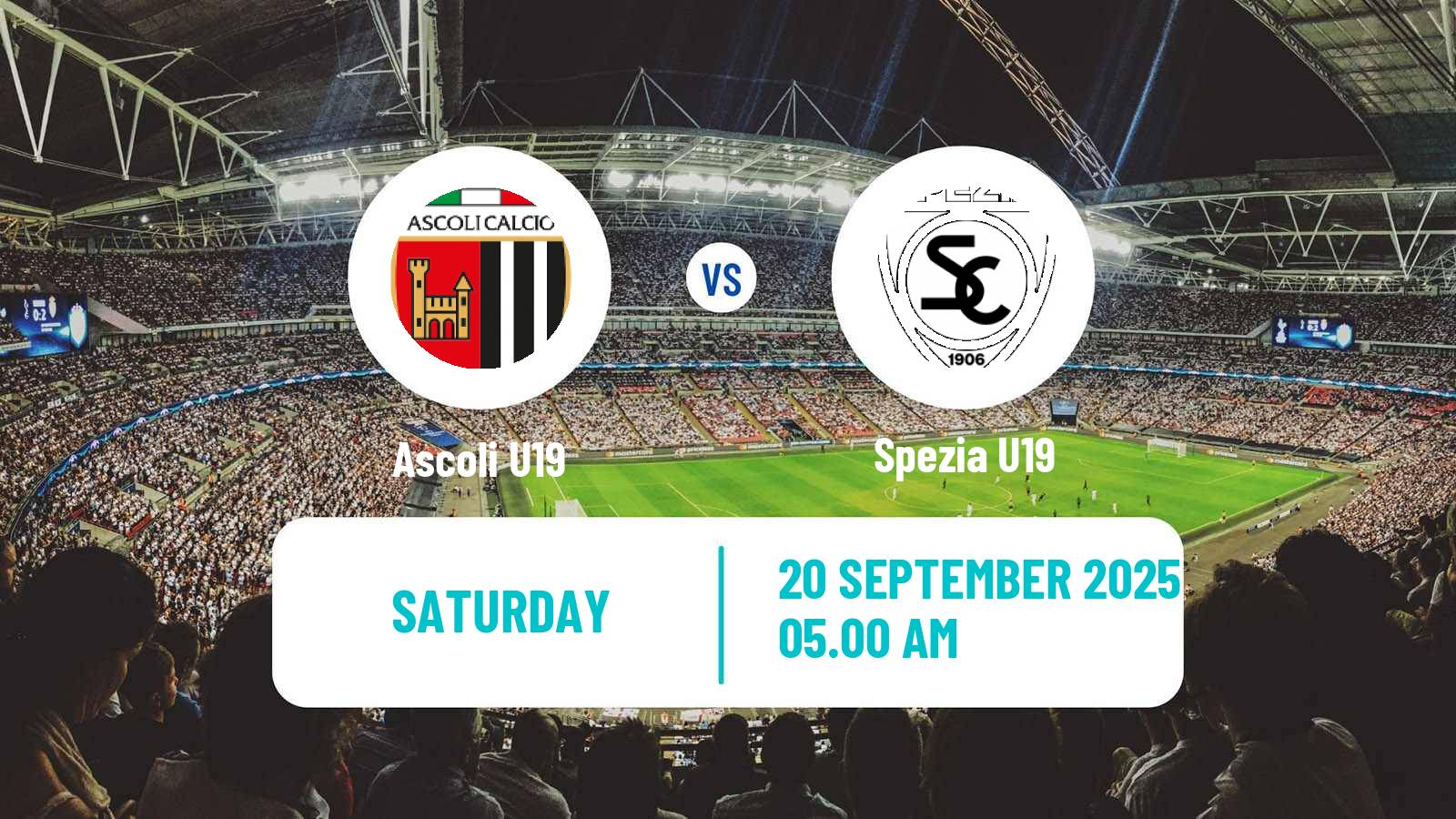 Soccer Italian Primavera 2 Ascoli U19 - Spezia U19