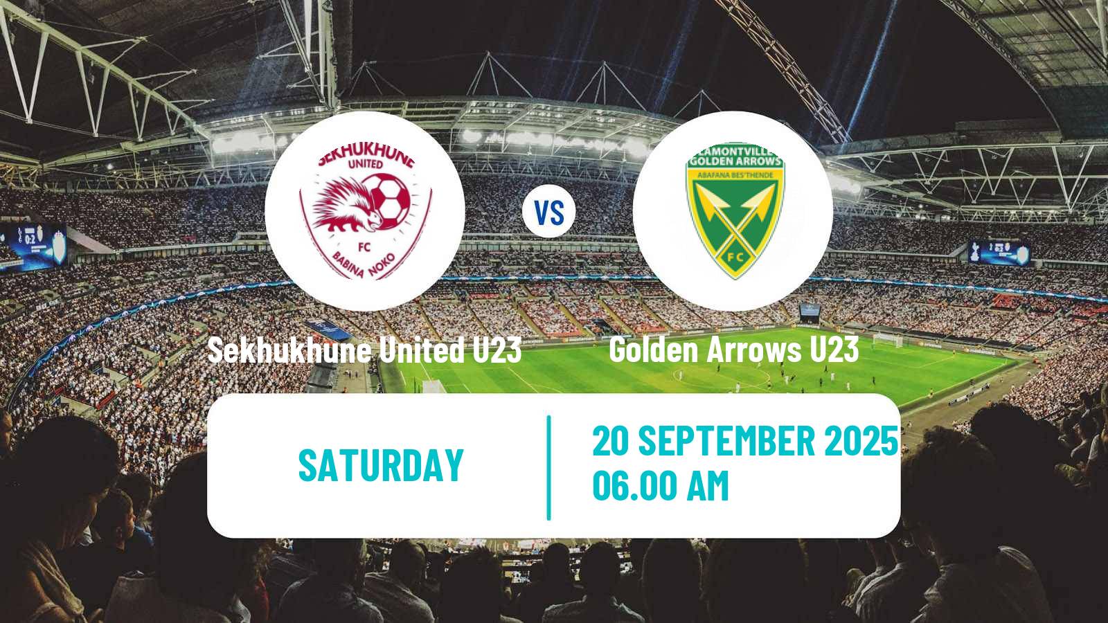 Soccer South African Diski Challenge Sekhukhune United U23 - Golden Arrows U23