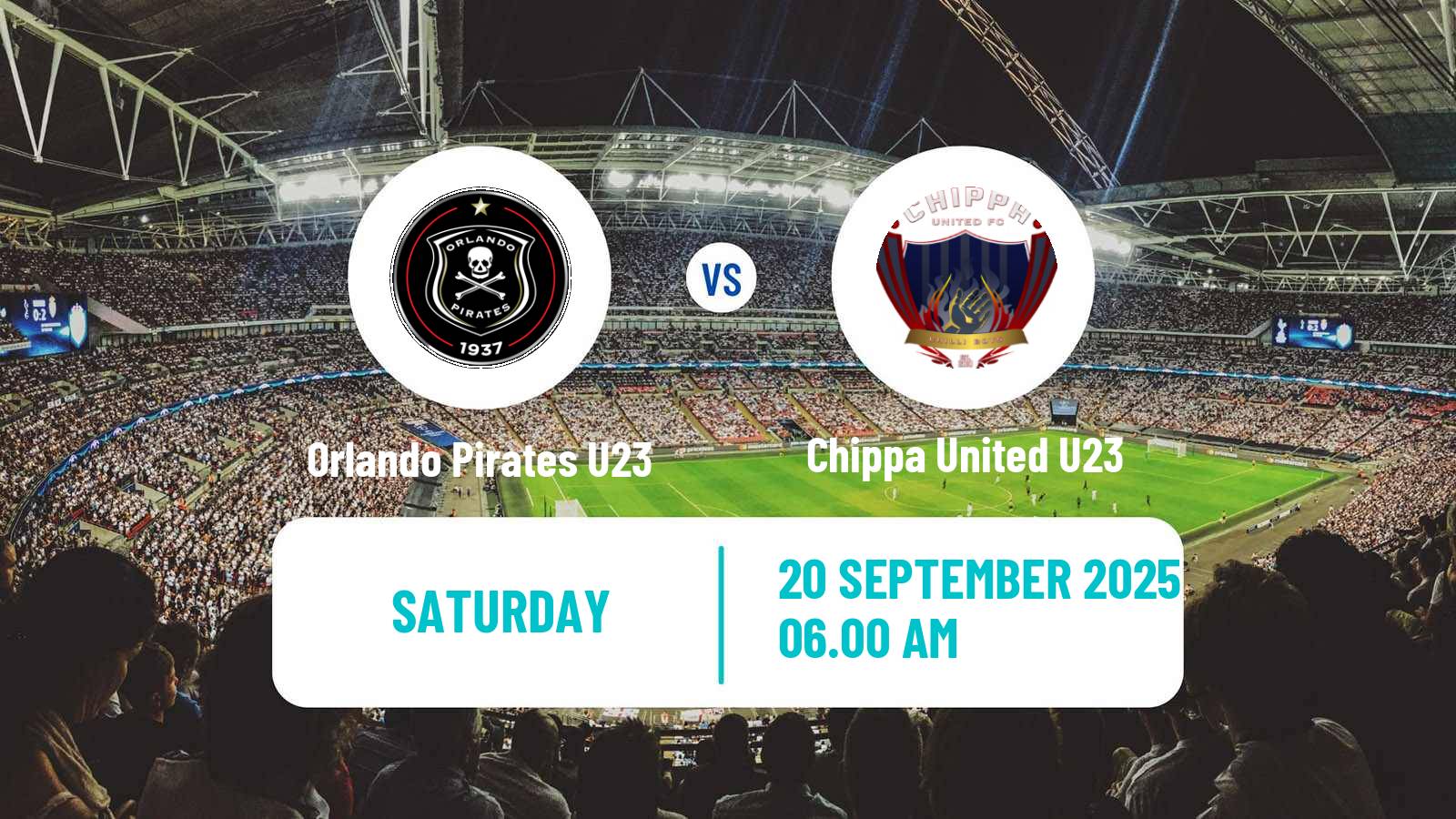 Soccer South African Diski Challenge Orlando Pirates U23 - Chippa United U23
