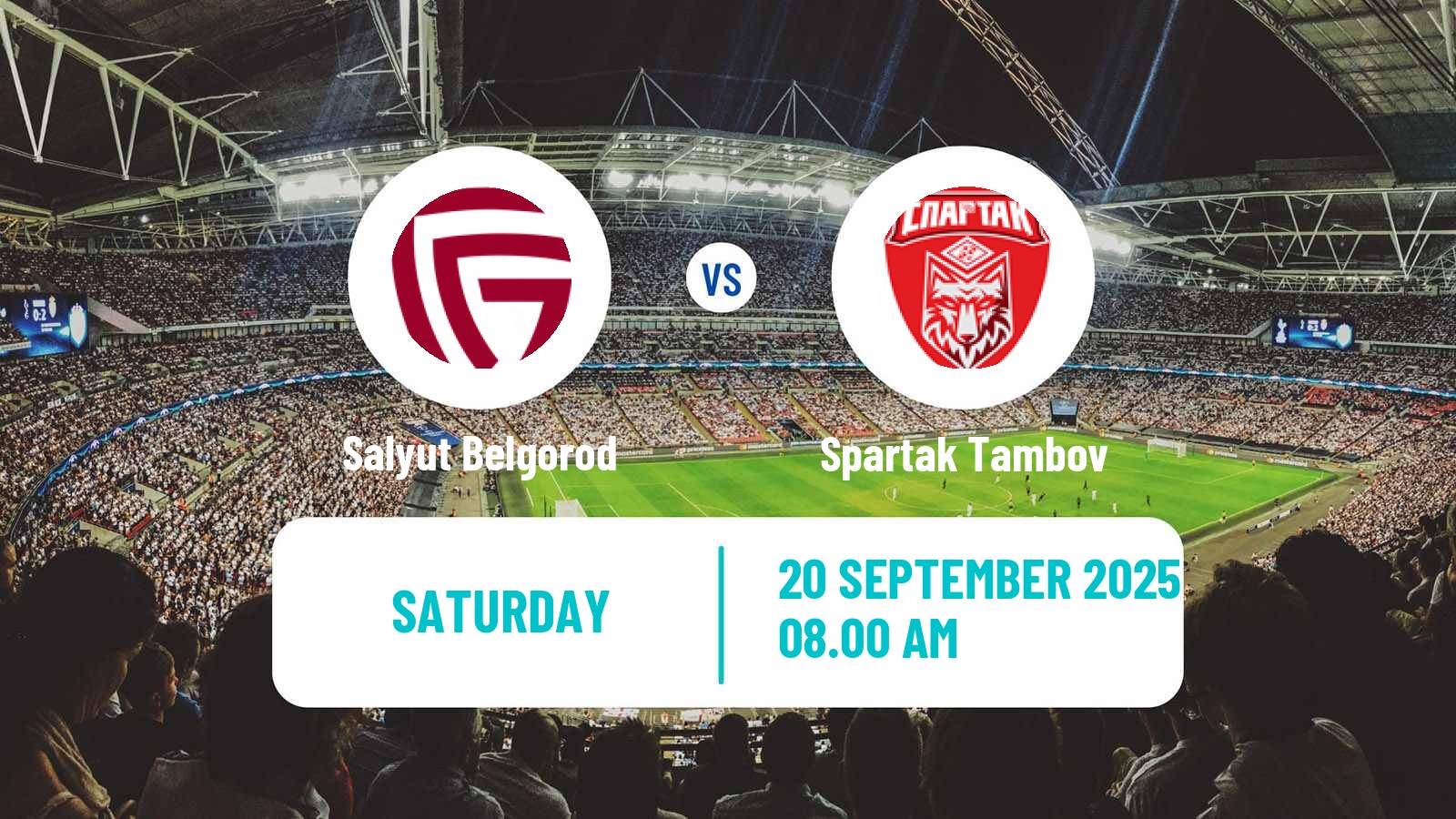 Soccer FNL 2 Division B Group 3 Salyut Belgorod - Spartak Tambov