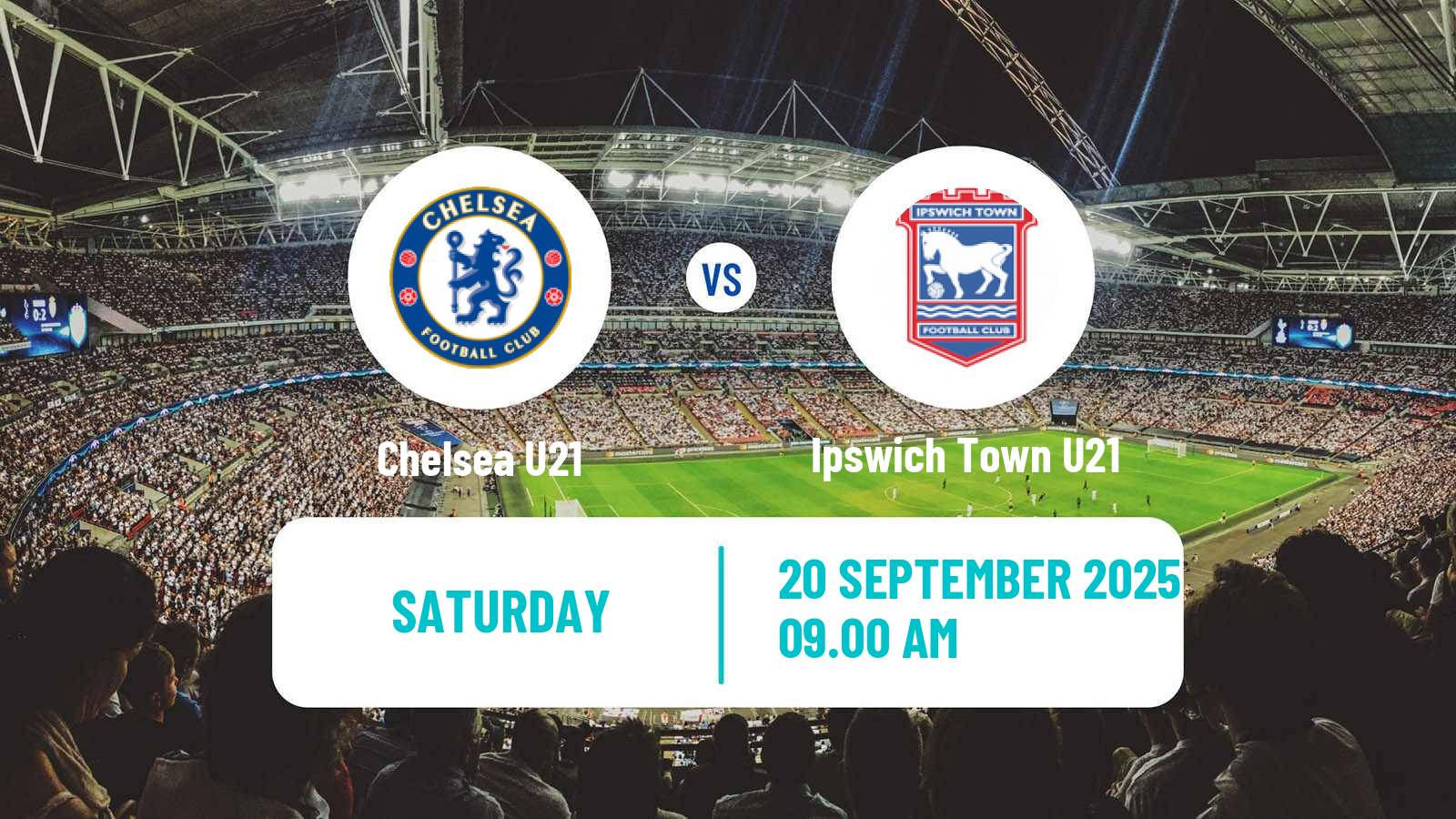 Soccer English Premier League 2 Chelsea U21 - Ipswich Town U21