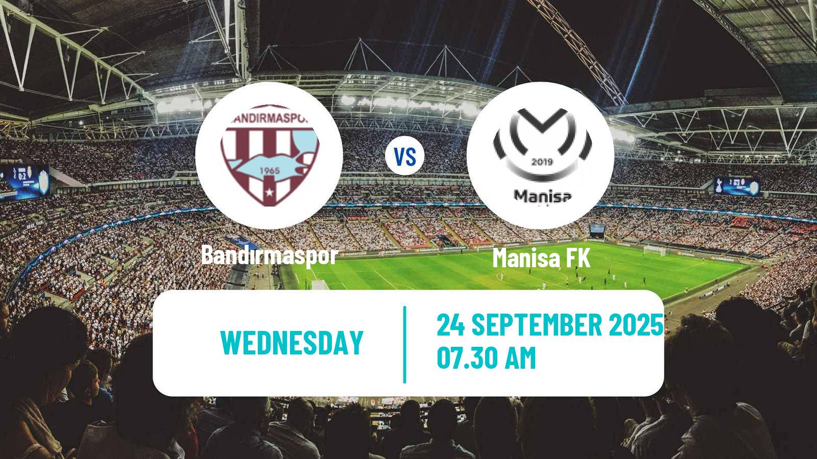 Soccer Turkish First League Bandırmaspor - Manisa FK