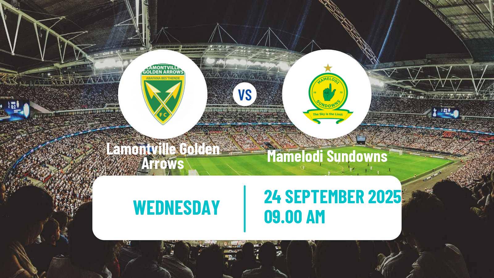 Soccer South African Premier Soccer League Lamontville Golden Arrows - Mamelodi Sundowns