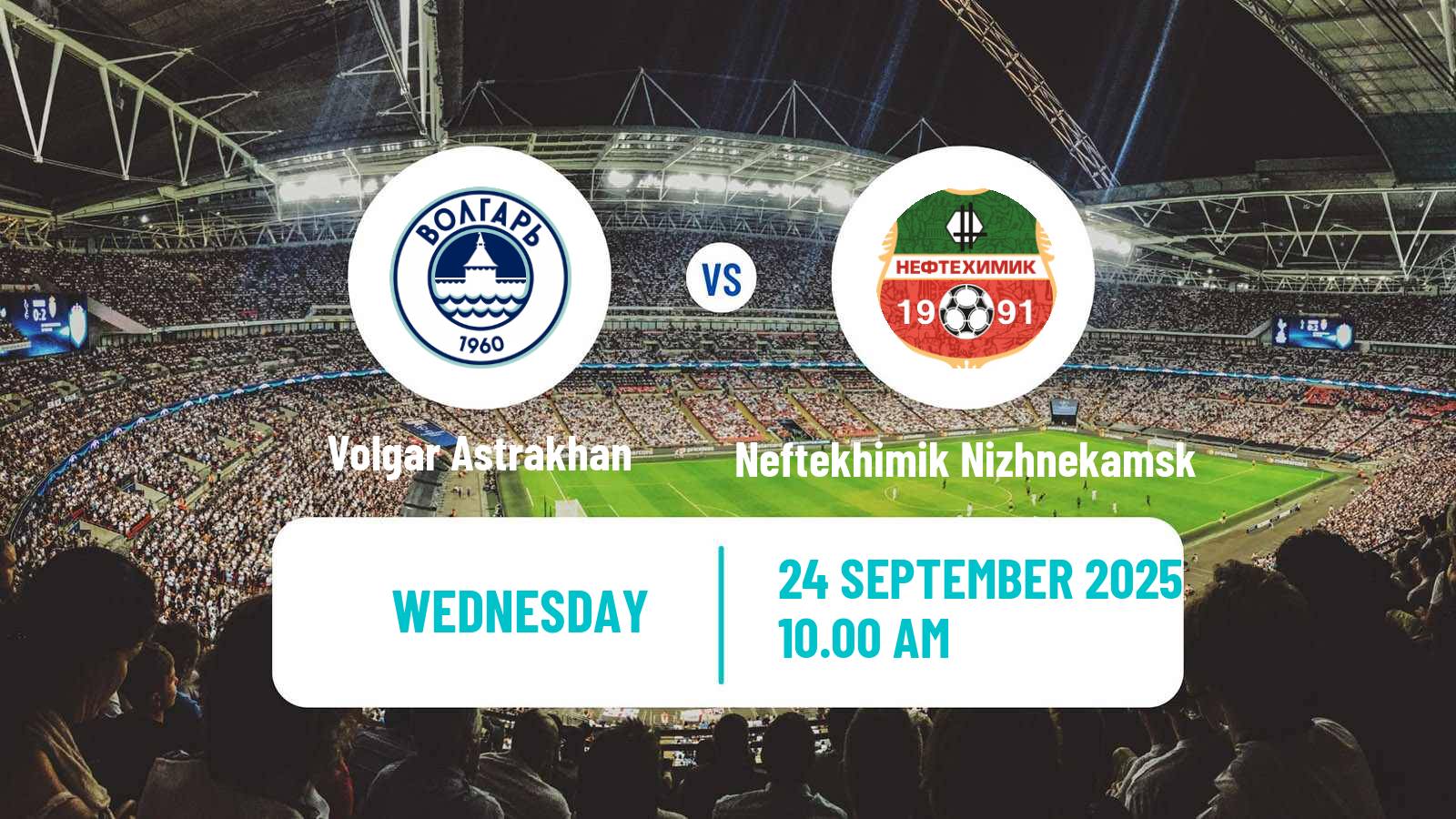 Soccer Russian Cup Volgar Astrakhan - Neftekhimik Nizhnekamsk