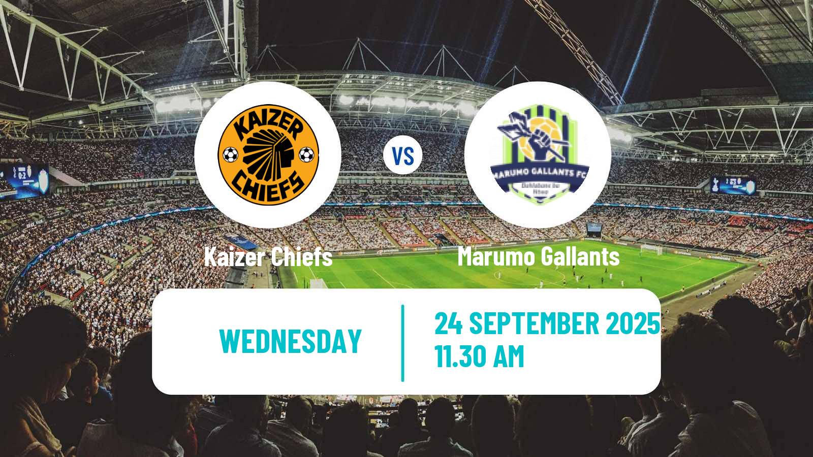 Soccer South African Premier Soccer League Kaizer Chiefs - Marumo Gallants