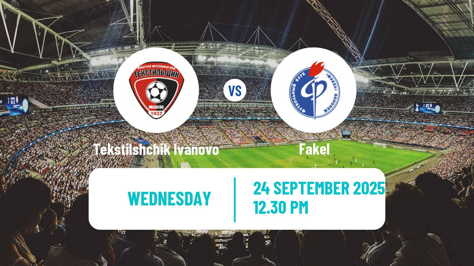 Soccer Russian Cup Tekstilshchik Ivanovo - Fakel