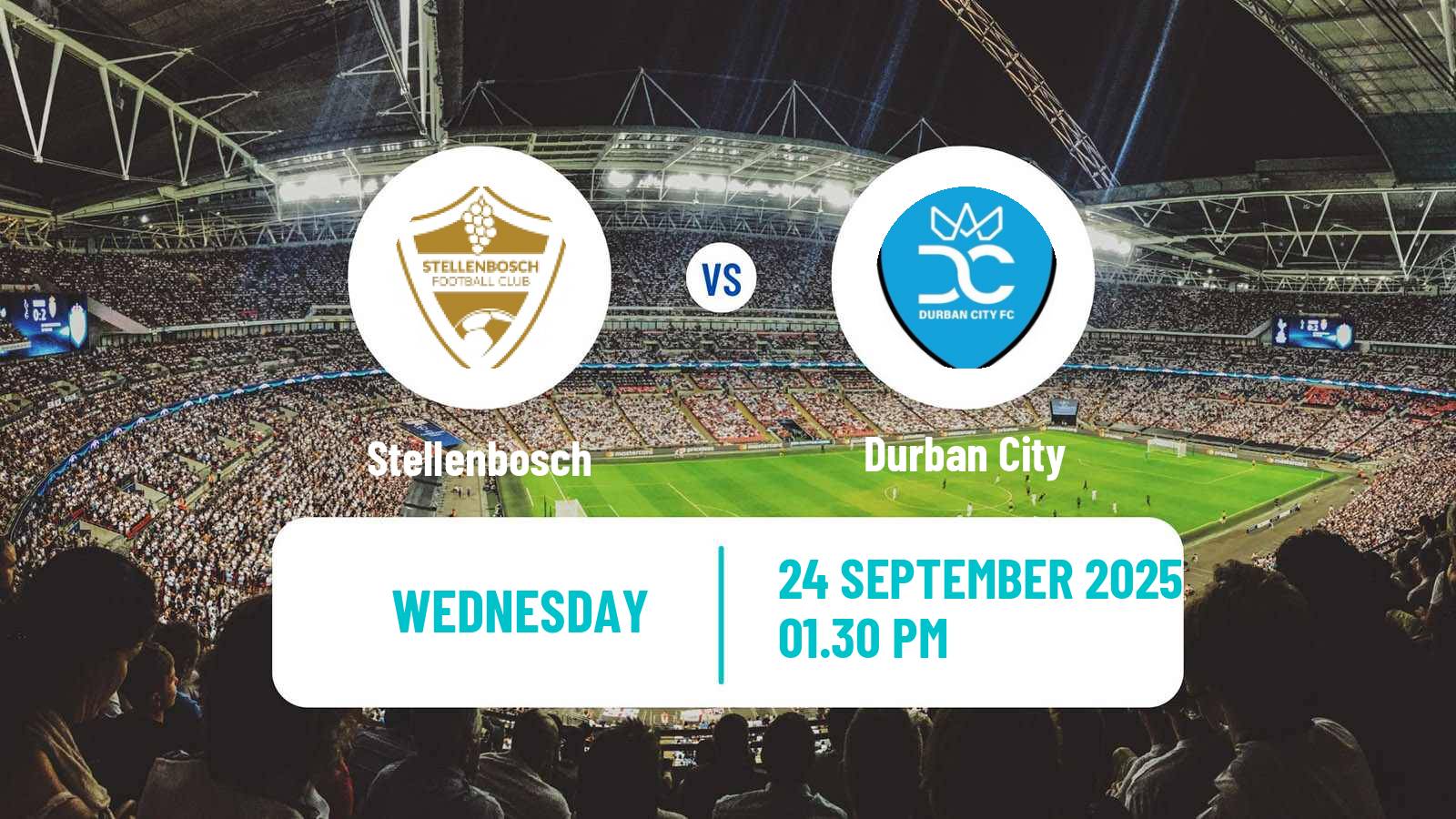 Soccer South African Premier Soccer League Stellenbosch - Durban City