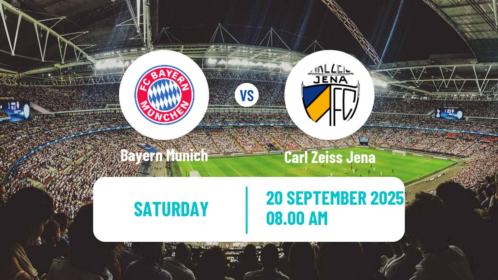 Soccer German Bundesliga Women Bayern Munich - Carl Zeiss Jena