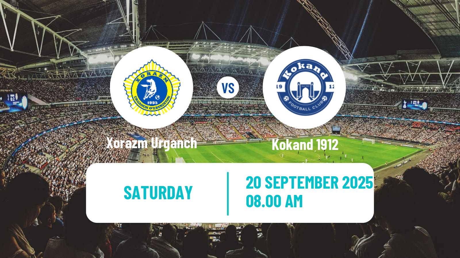 Soccer Uzbek League Xorazm Urganch - Kokand 1912