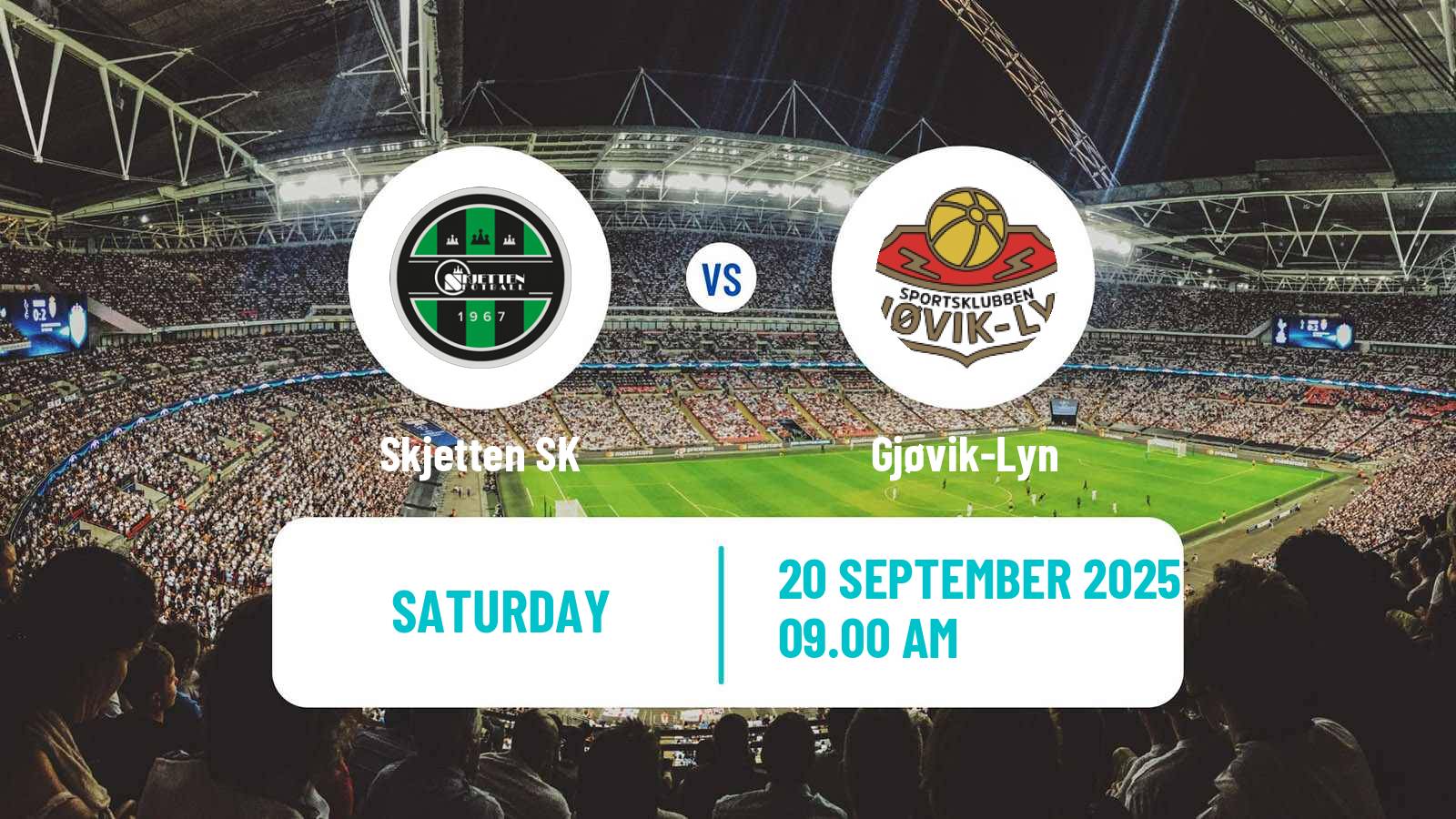 Soccer Norwegian Division 3 - Group 3 Skjetten - Gjøvik-Lyn