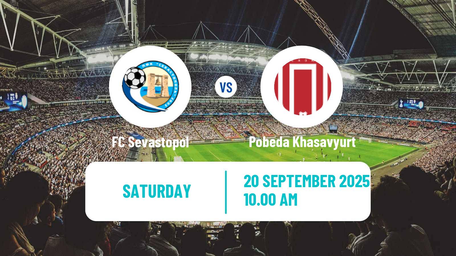 Soccer FNL 2 Division B Group 1 FC Sevastopol - Pobeda Khasavyurt