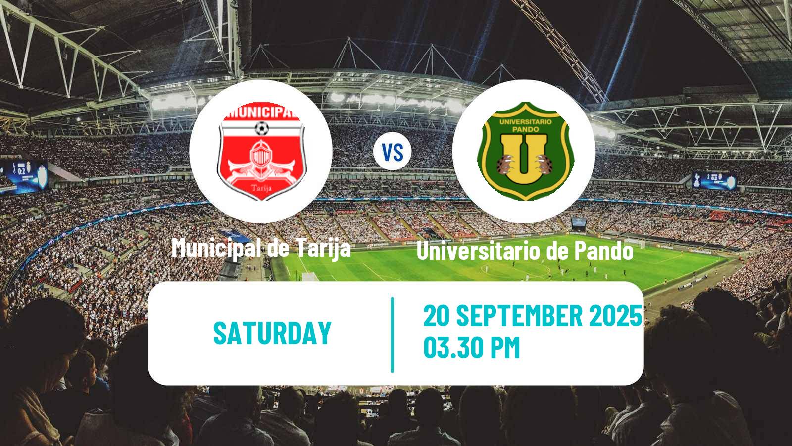 Soccer Bolivian Nacional B Municipal de Tarija - Universitario de Pando