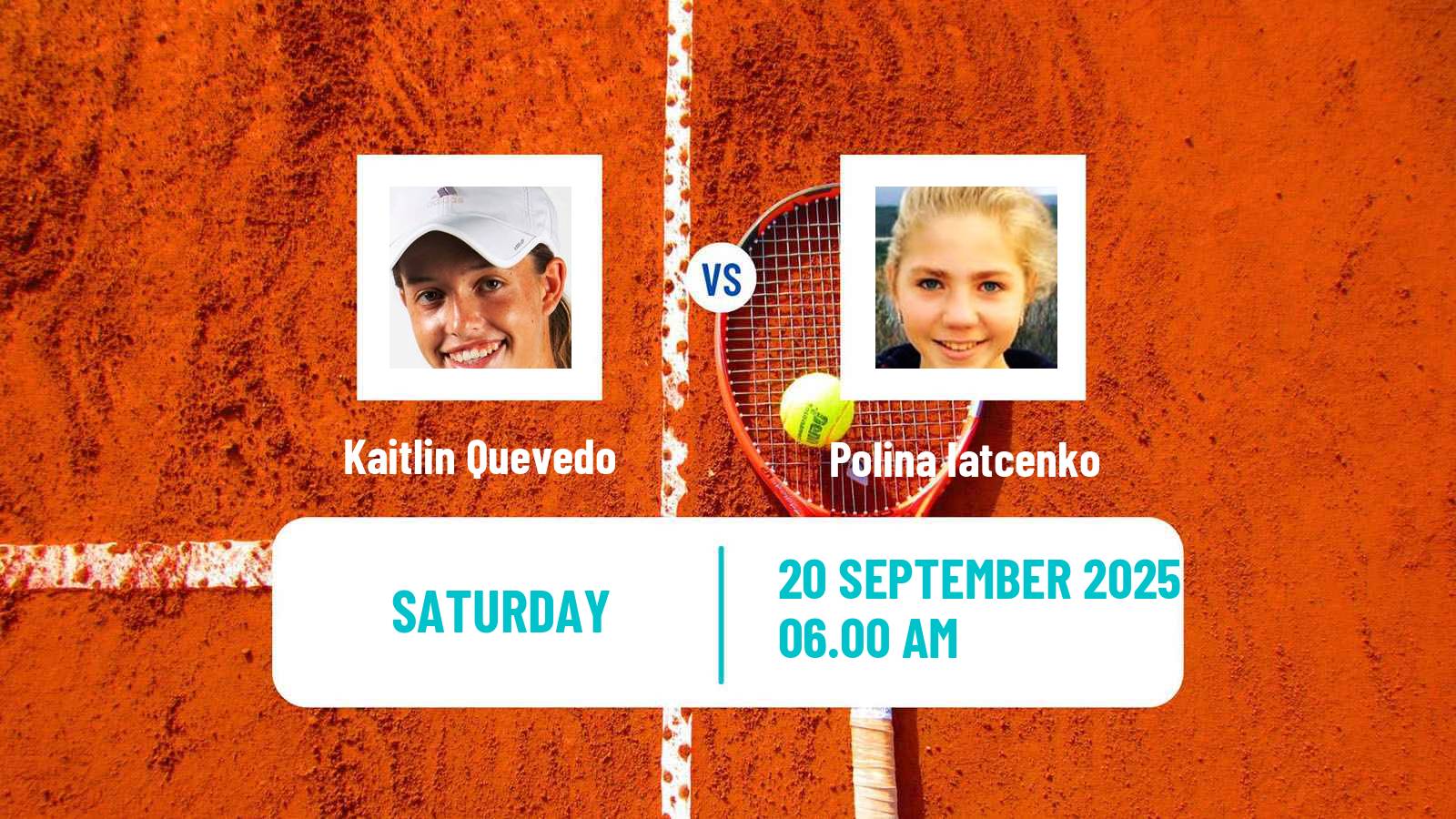 Tennis Caldas Da Rainha Challenger Women Kaitlin Quevedo - Polina Iatcenko