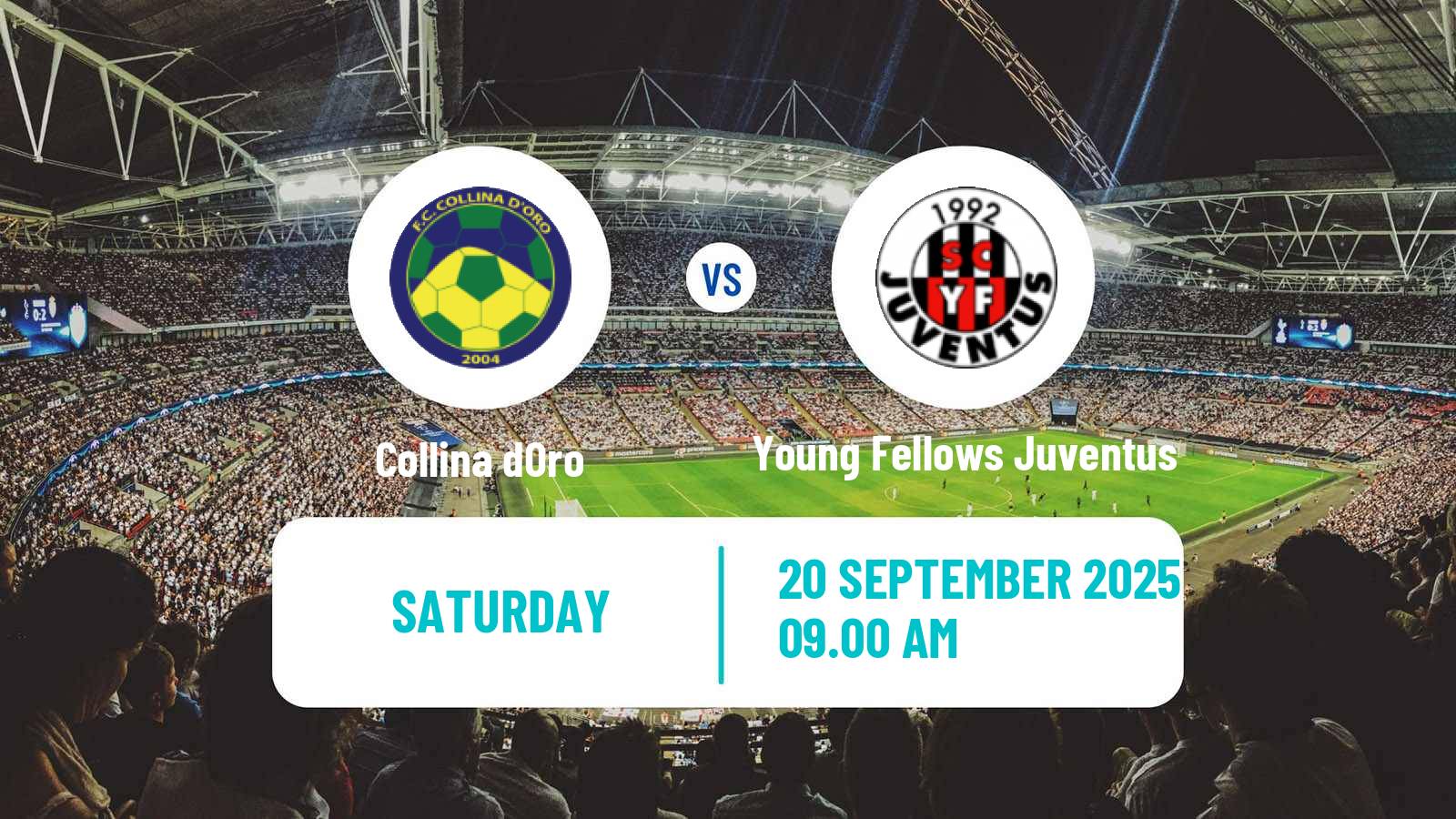 Soccer Swiss 1 Liga Classic Group 3 Collina dOro - Young Fellows Juventus