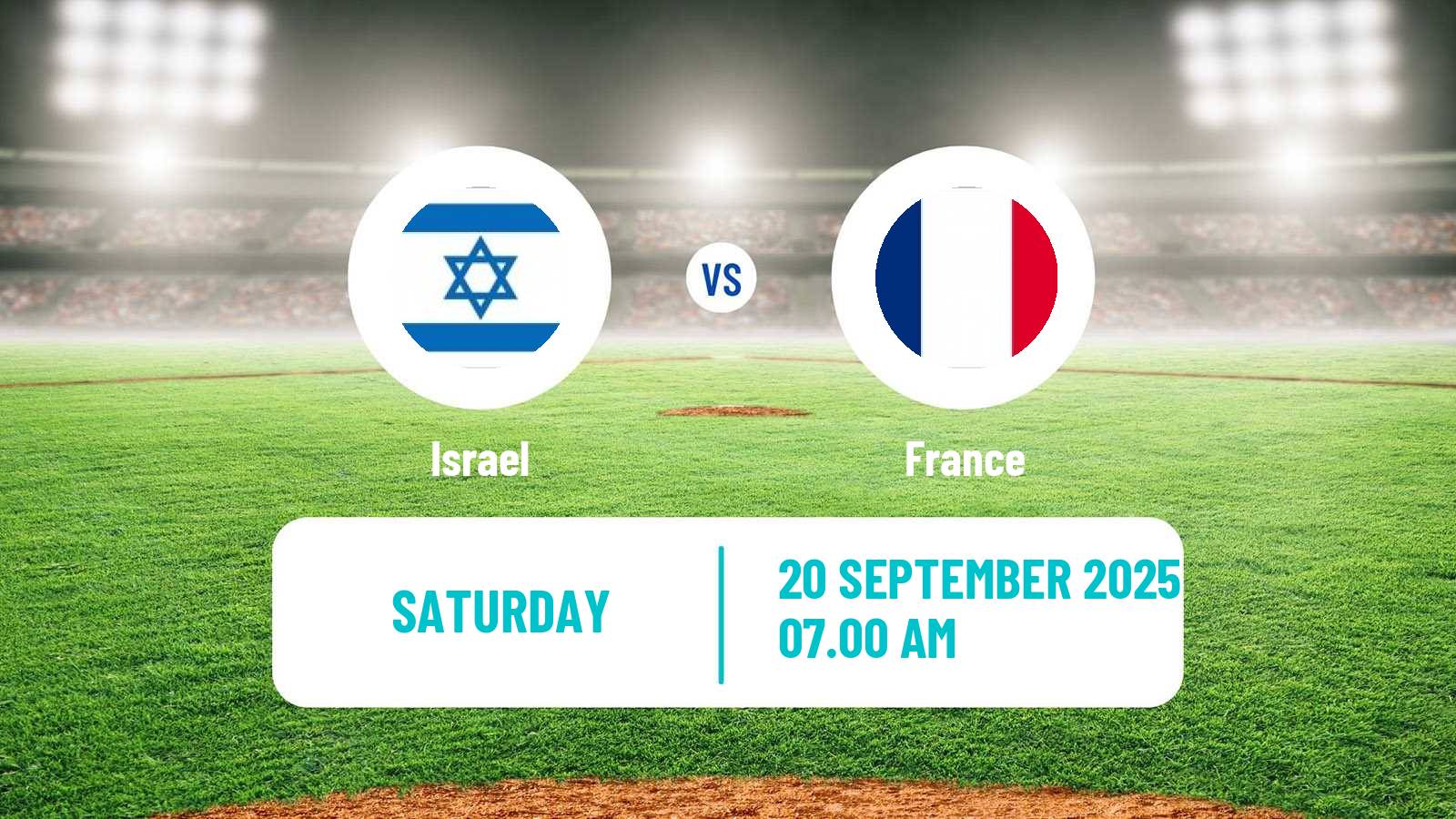 Baseball European Championship Baseball Israel - France