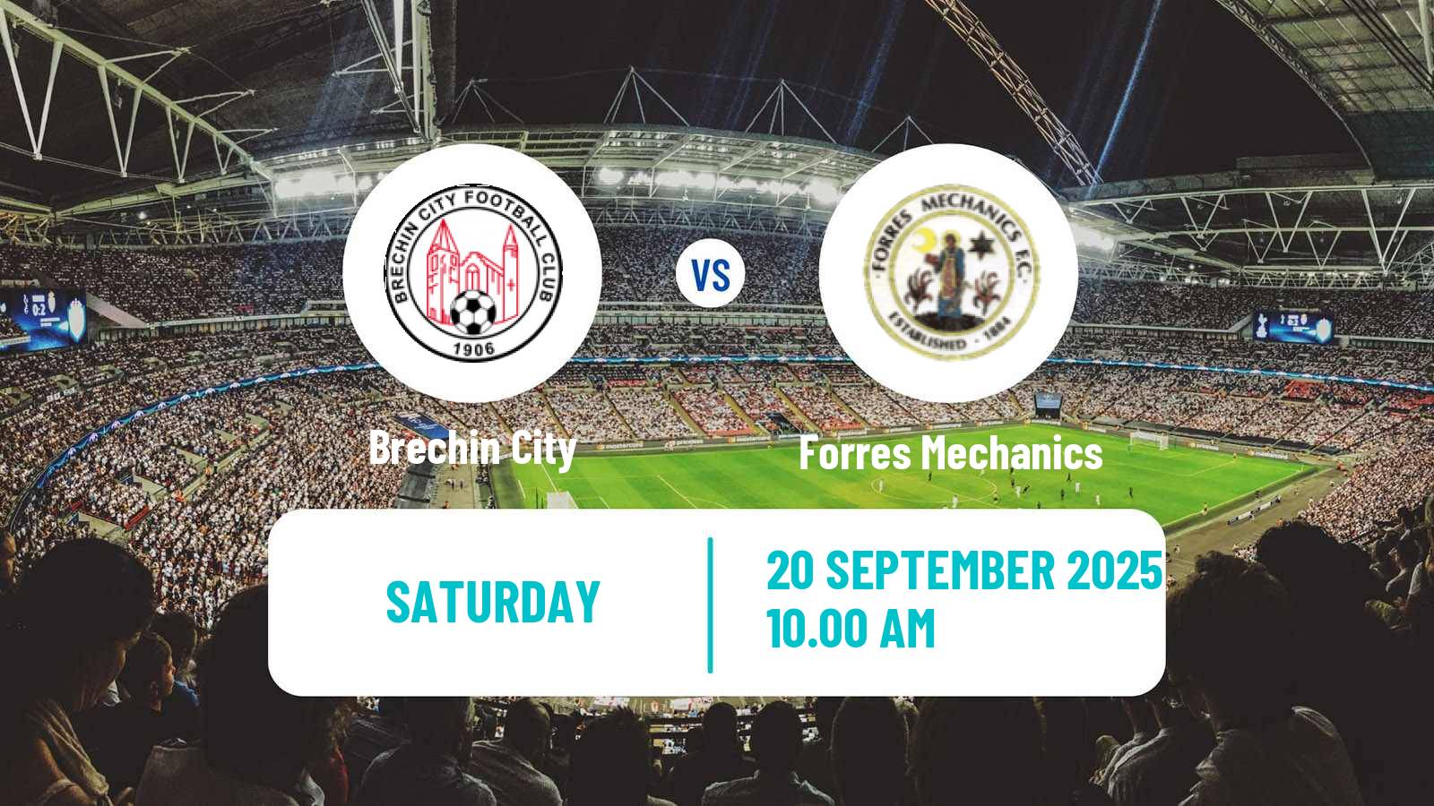Soccer Scottish Highland League Brechin City - Forres Mechanics