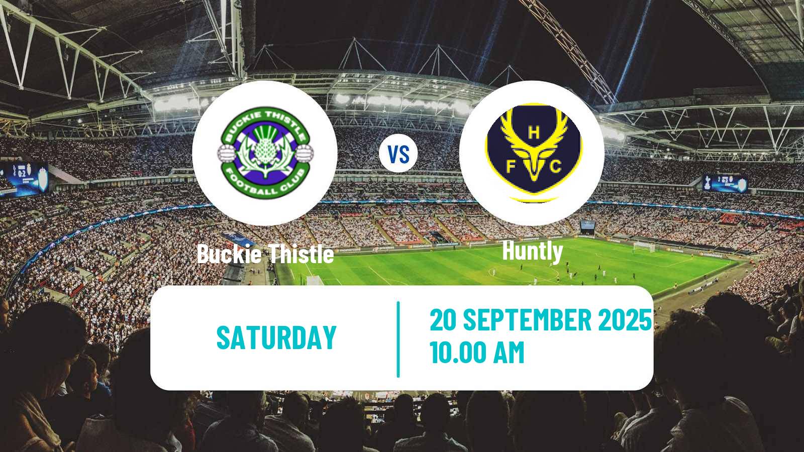Soccer Scottish Highland League Buckie Thistle - Huntly