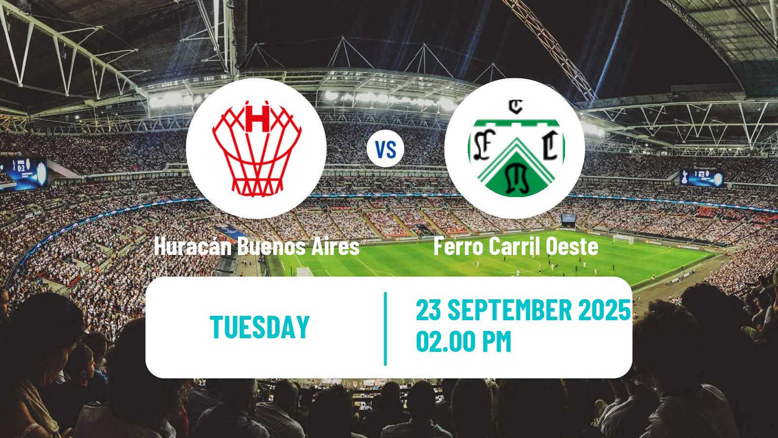 Soccer Argentinian Primera A Women Huracán Buenos Aires - Ferro Carril Oeste