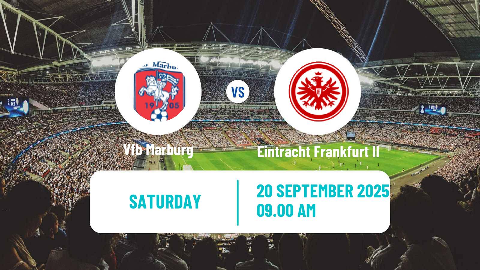 Soccer German Oberliga Hessen Marburg - Eintracht Frankfurt II
