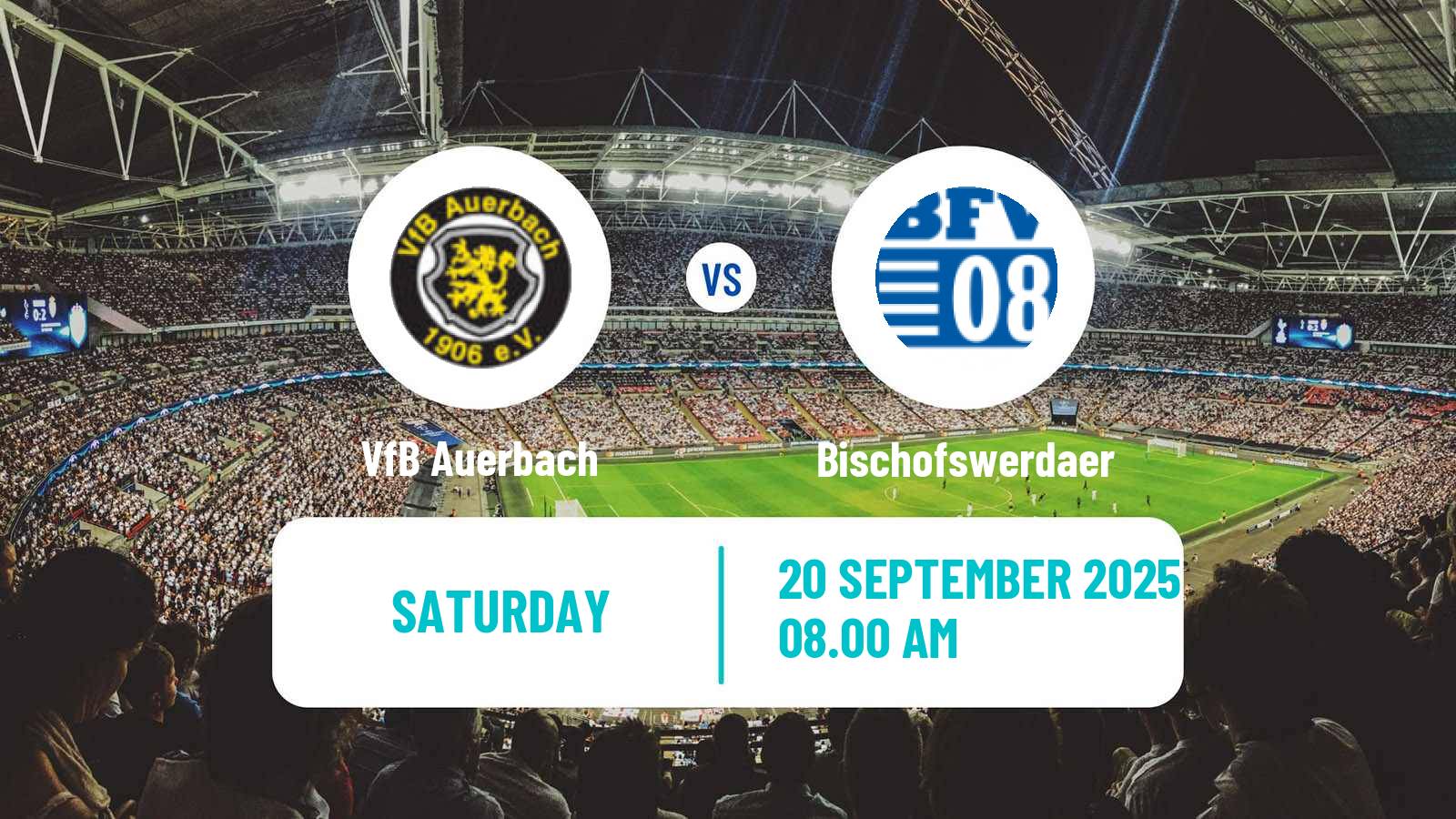 Soccer German Oberliga NOFV- Süd Auerbach - Bischofswerdaer