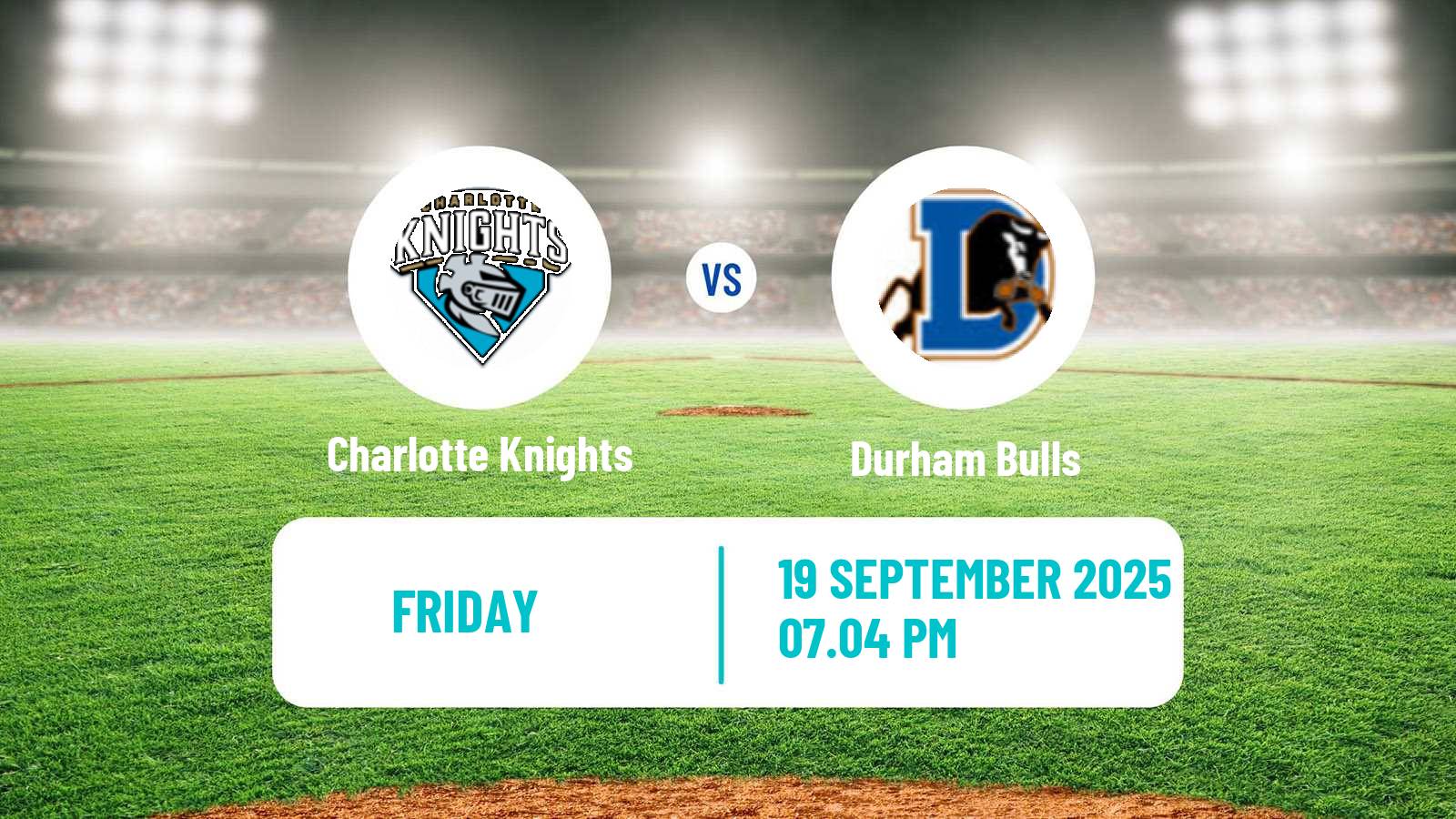 Baseball IL Charlotte Knights - Durham Bulls