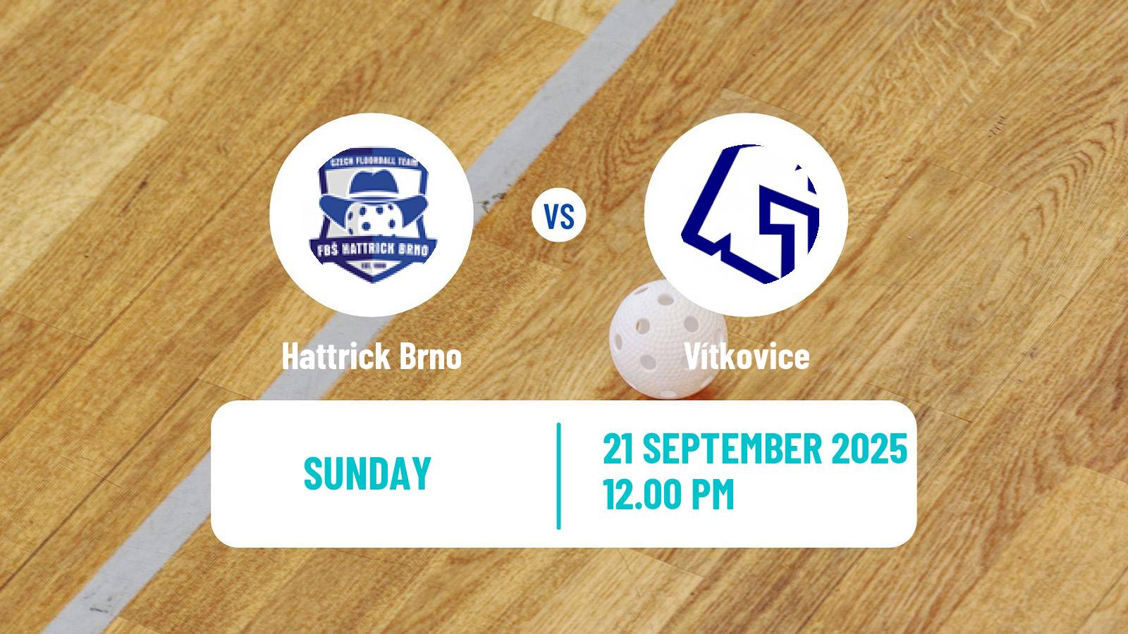Floorball Czech Superliga Floorball Hattrick Brno - Vítkovice