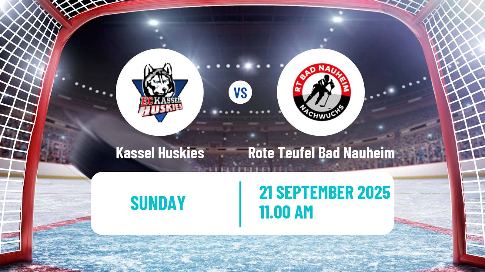 Hockey German DEL2 Kassel Huskies - Rote Teufel Bad Nauheim