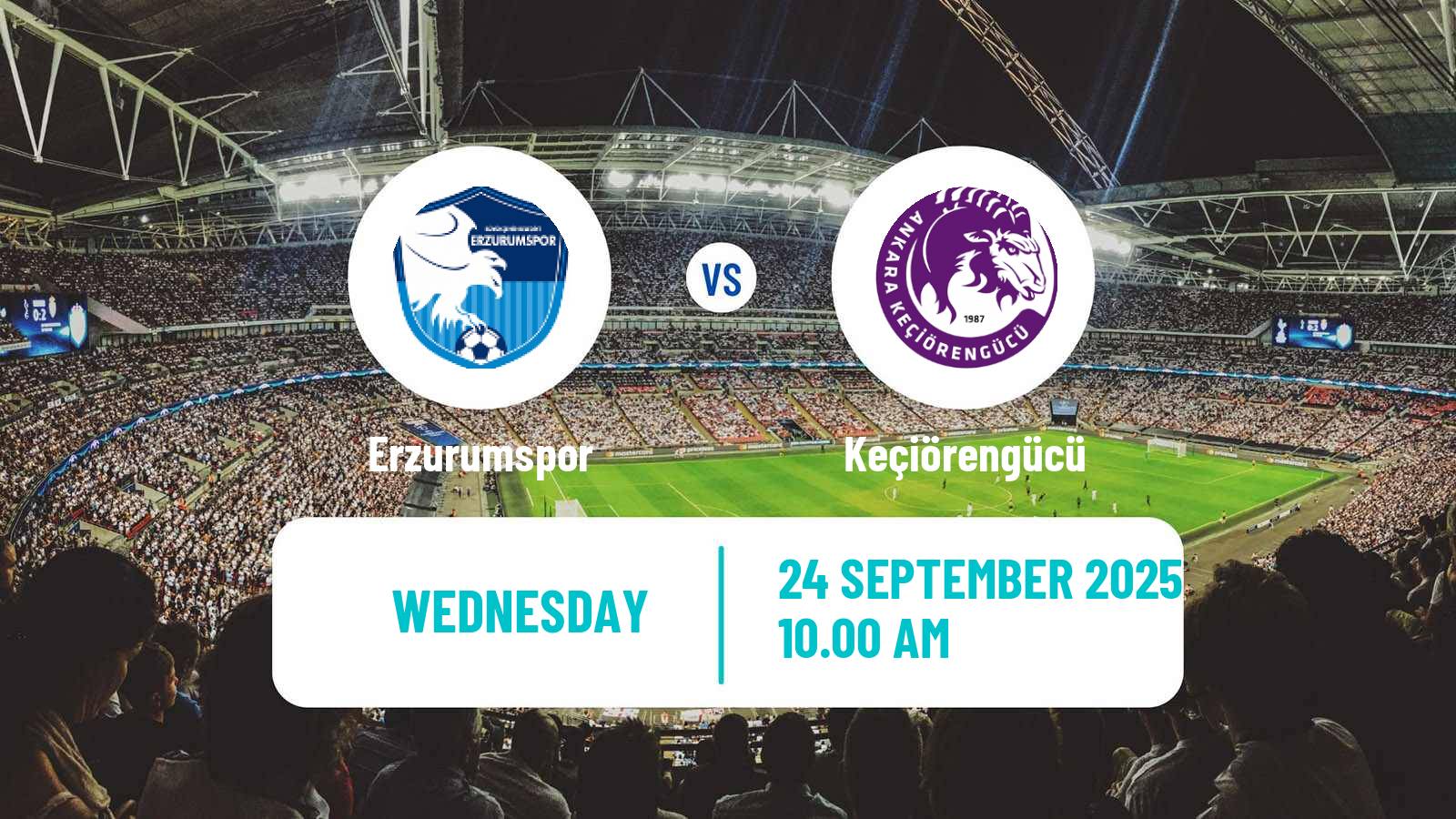 Soccer Turkish First League Erzurumspor - Keçiörengücü