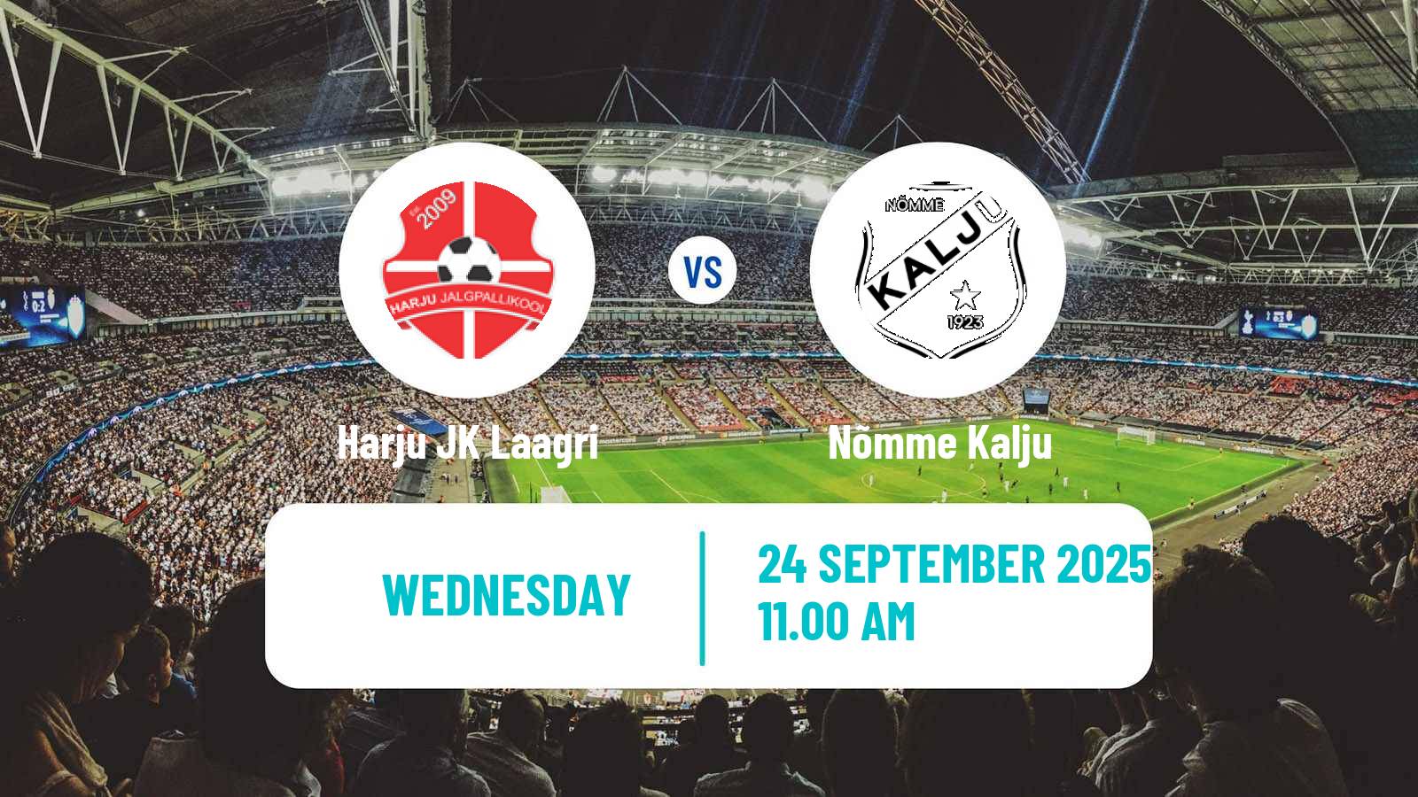 Soccer Estonian Meistriliiga Harju JK Laagri - Nõmme Kalju