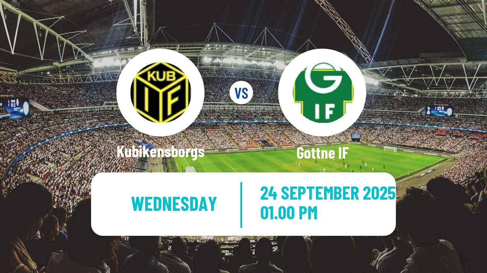 Soccer Swedish Division 2 - Norrland Kubikensborgs - Gottne