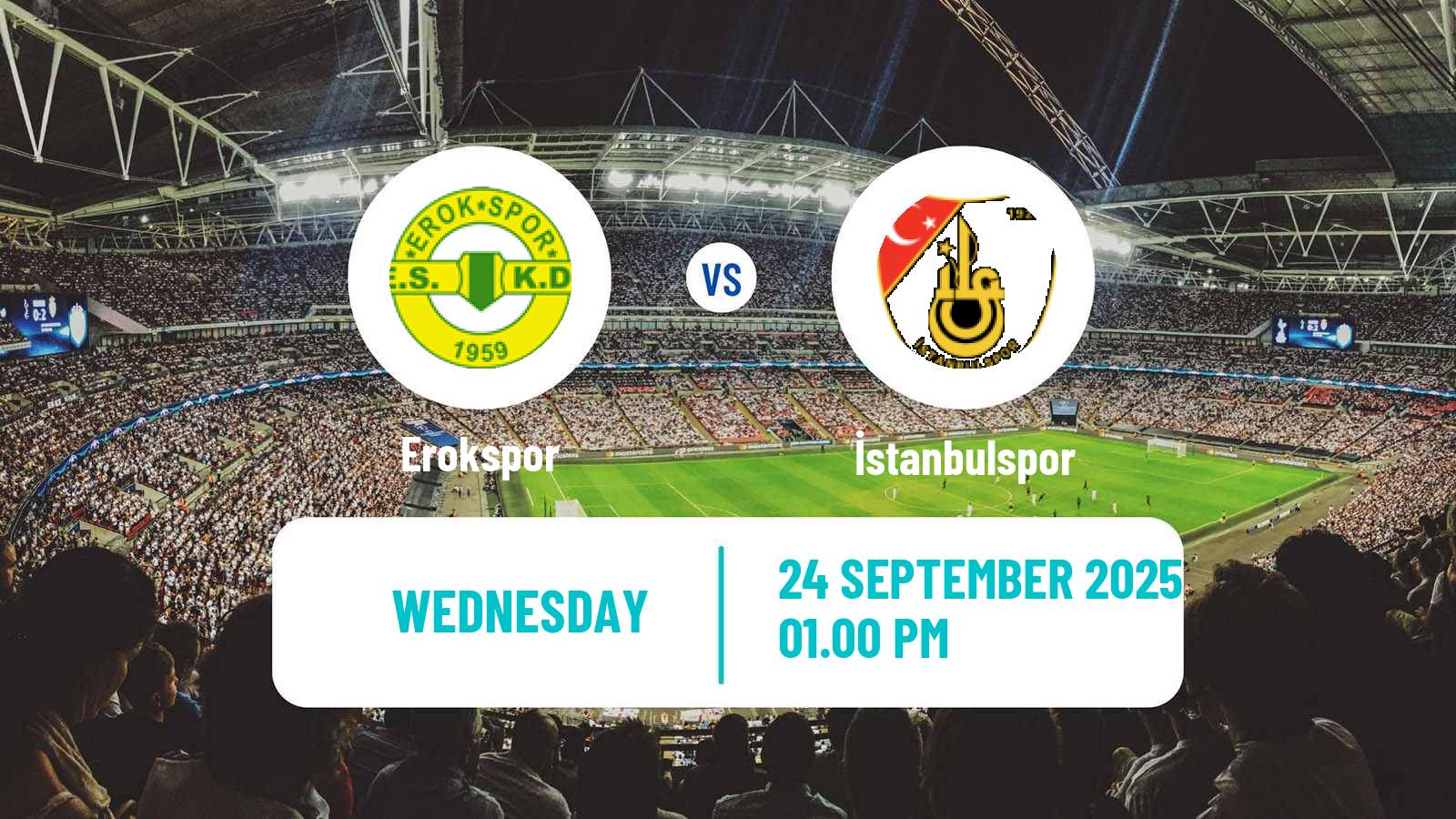 Soccer Turkish First League Erokspor - İstanbulspor