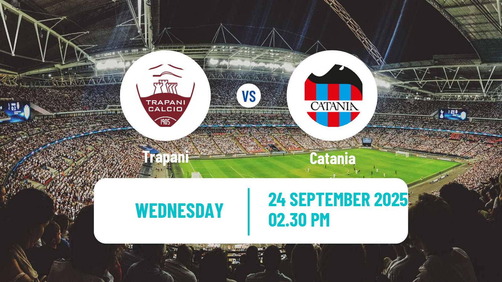 Soccer Italian Serie C Group C Trapani - Catania