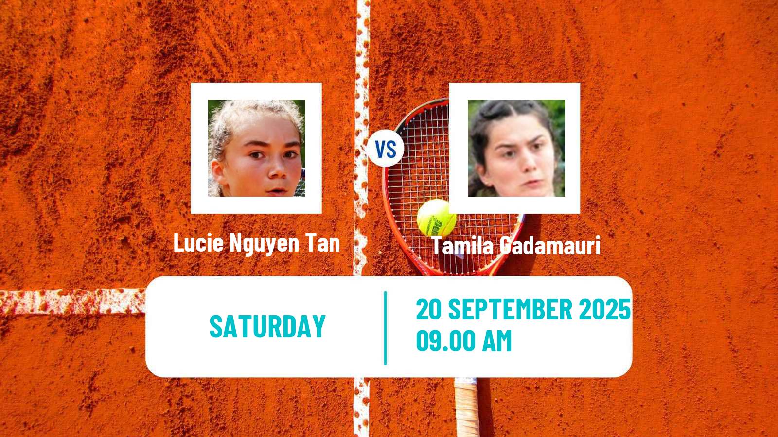Tennis ITF W15 Nogent Sur Marne Women Lucie Nguyen Tan - Tamila Gadamauri