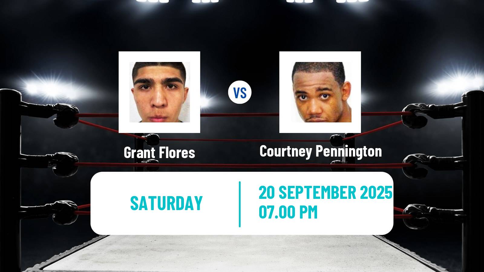 Boxing Super Welterweight Others Matches Men Grant Flores - Courtney Pennington