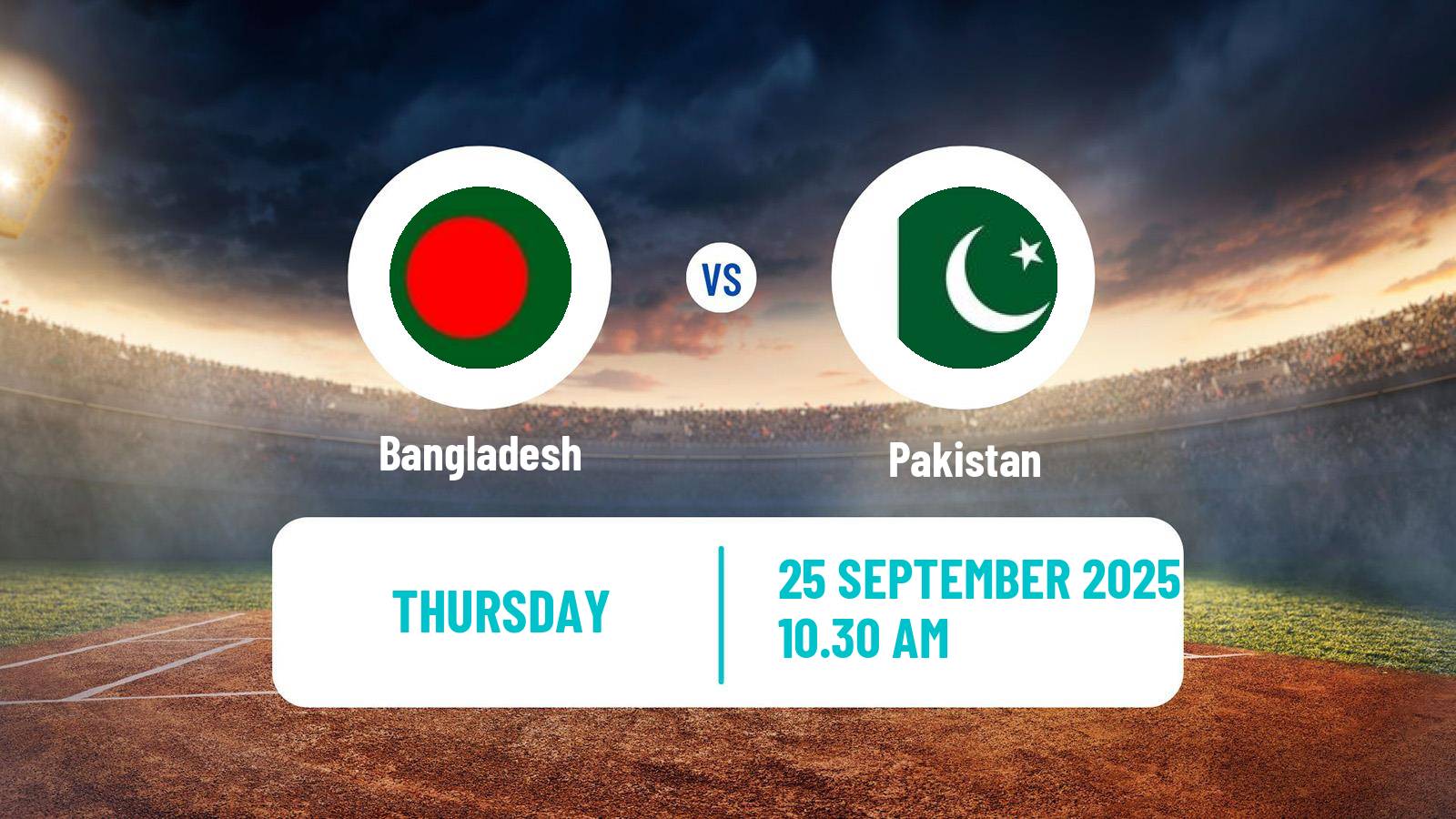 Cricket Asia Cup T20 Bangladesh - Pakistan