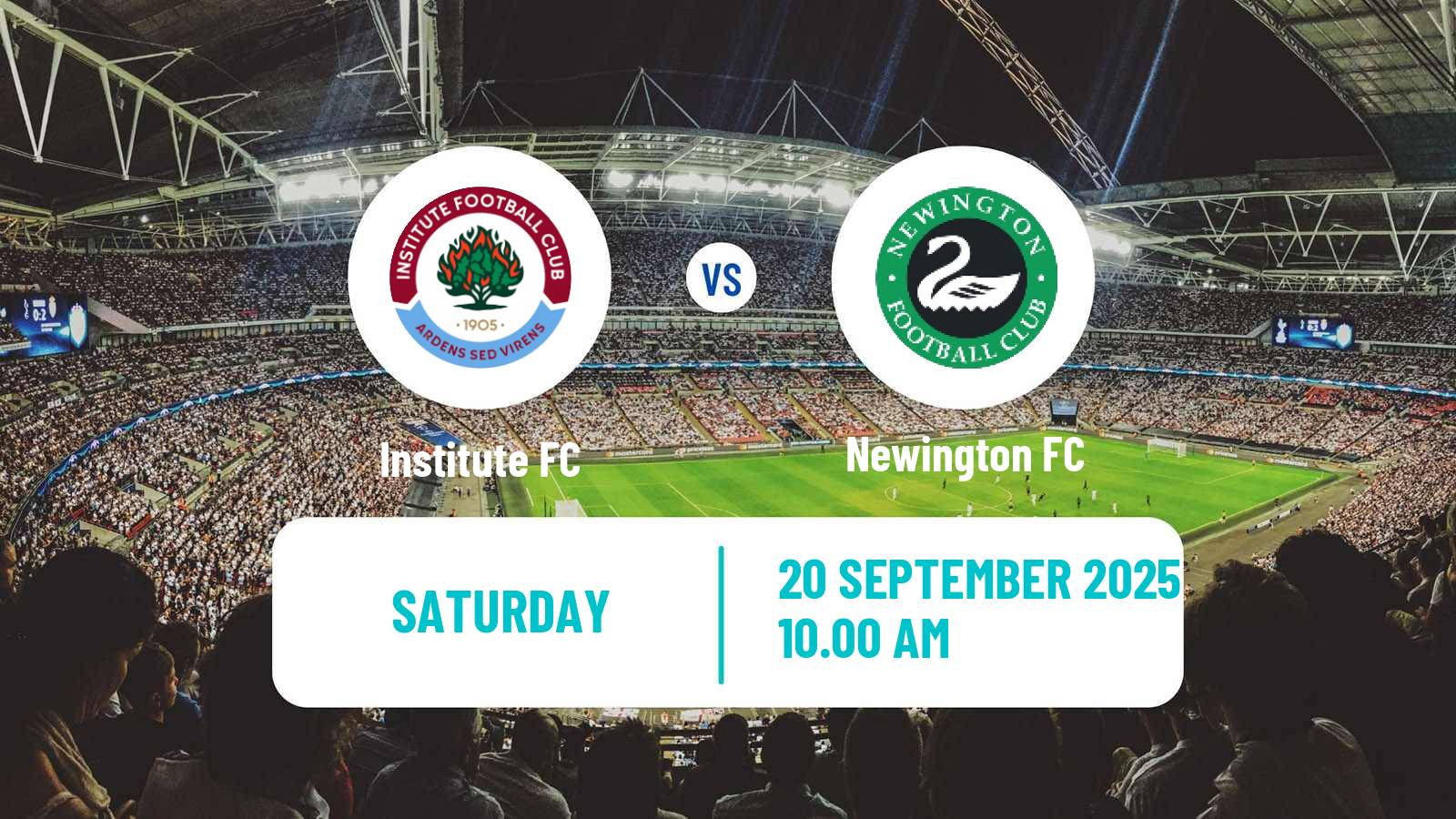 Soccer Northern Irish Championship Institute FC - Newington