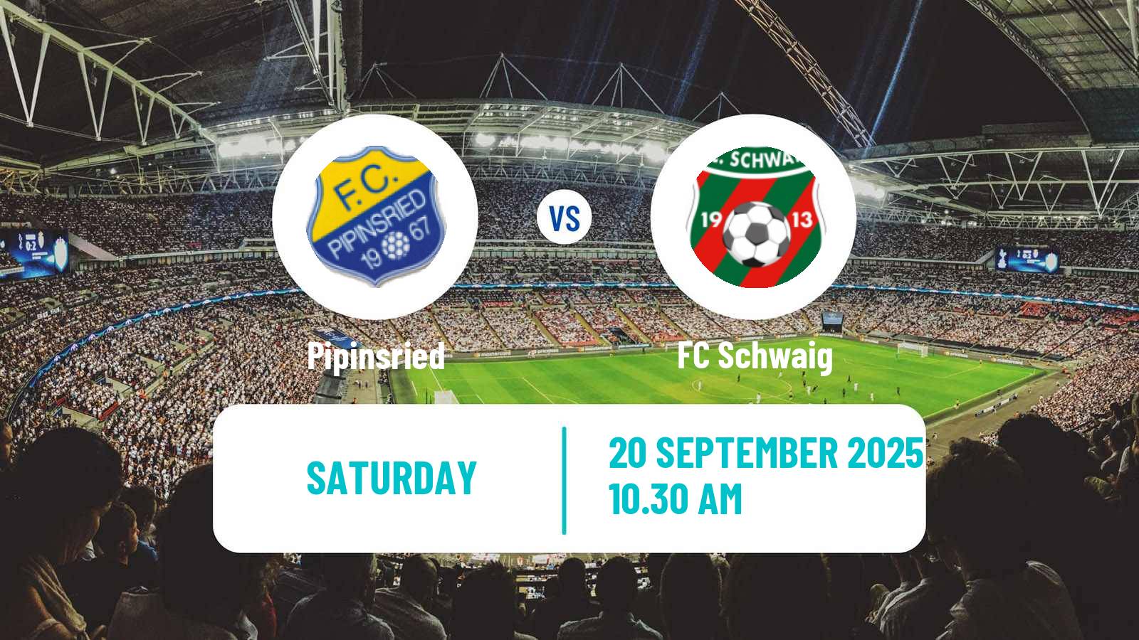 Soccer German Oberliga Bayern Süd Pipinsried - Schwaig