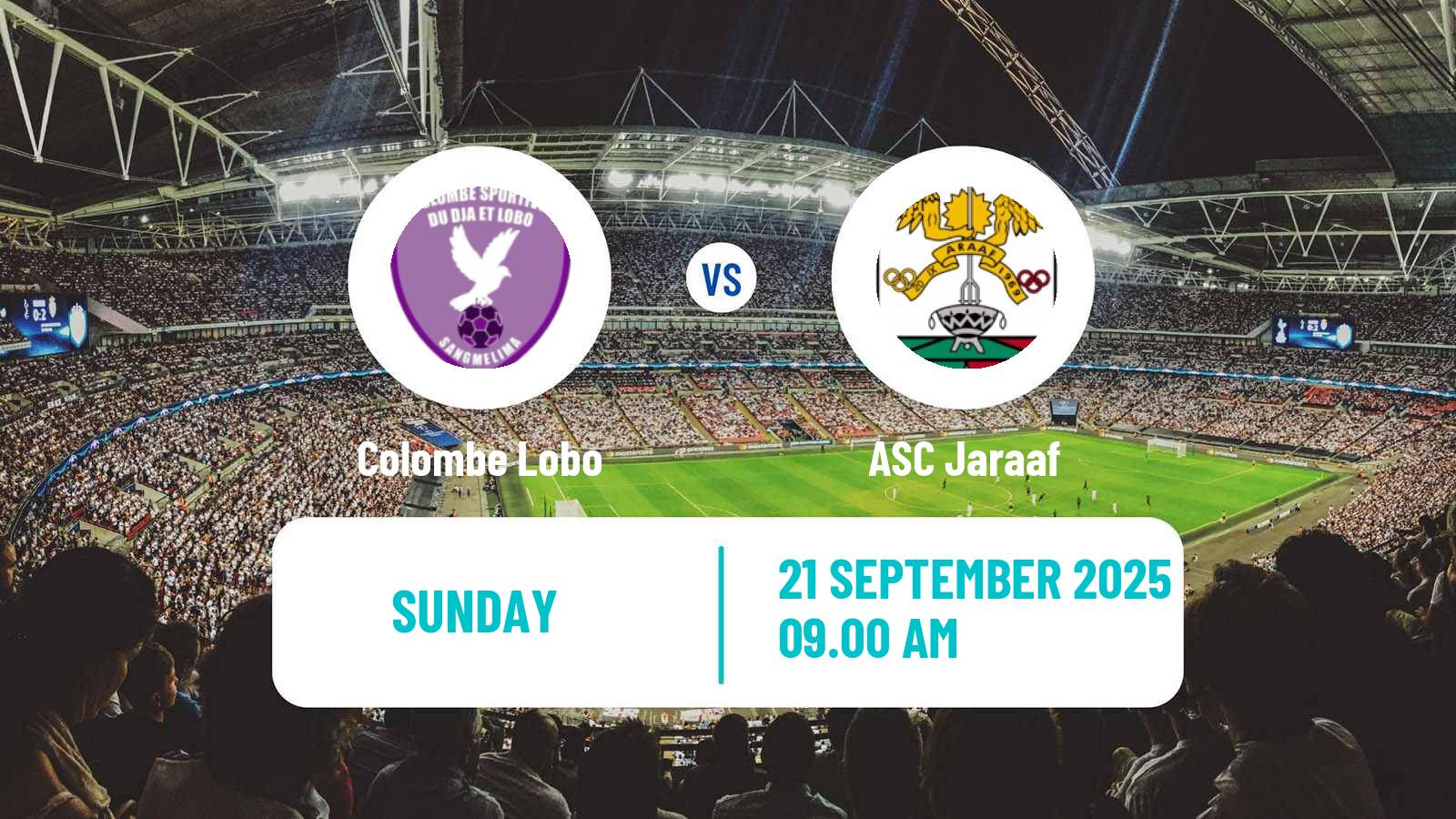 Soccer CAF Champions League Colombe Lobo - Jaraaf