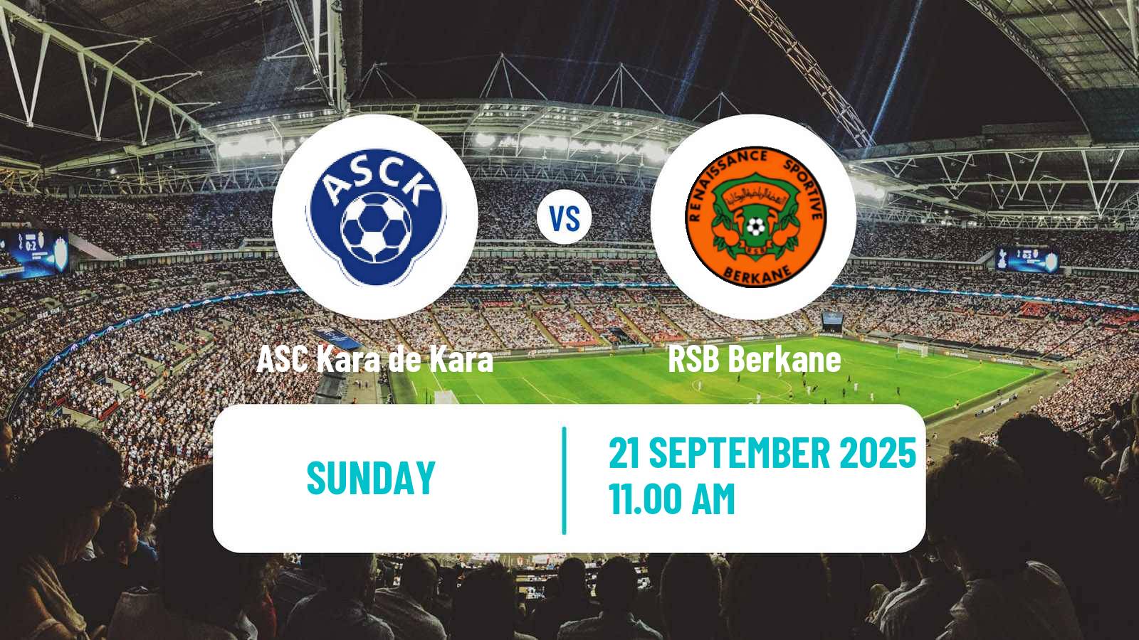Soccer CAF Champions League ASC Kara de Kara - Berkane