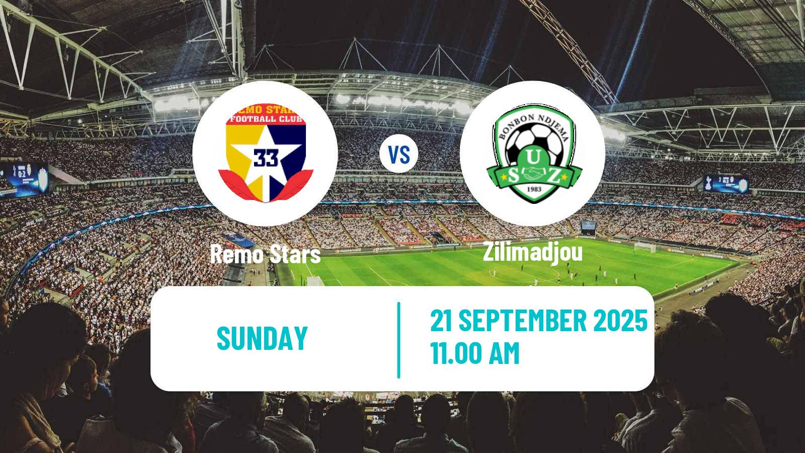 Soccer CAF Champions League Remo Stars - Zilimadjou