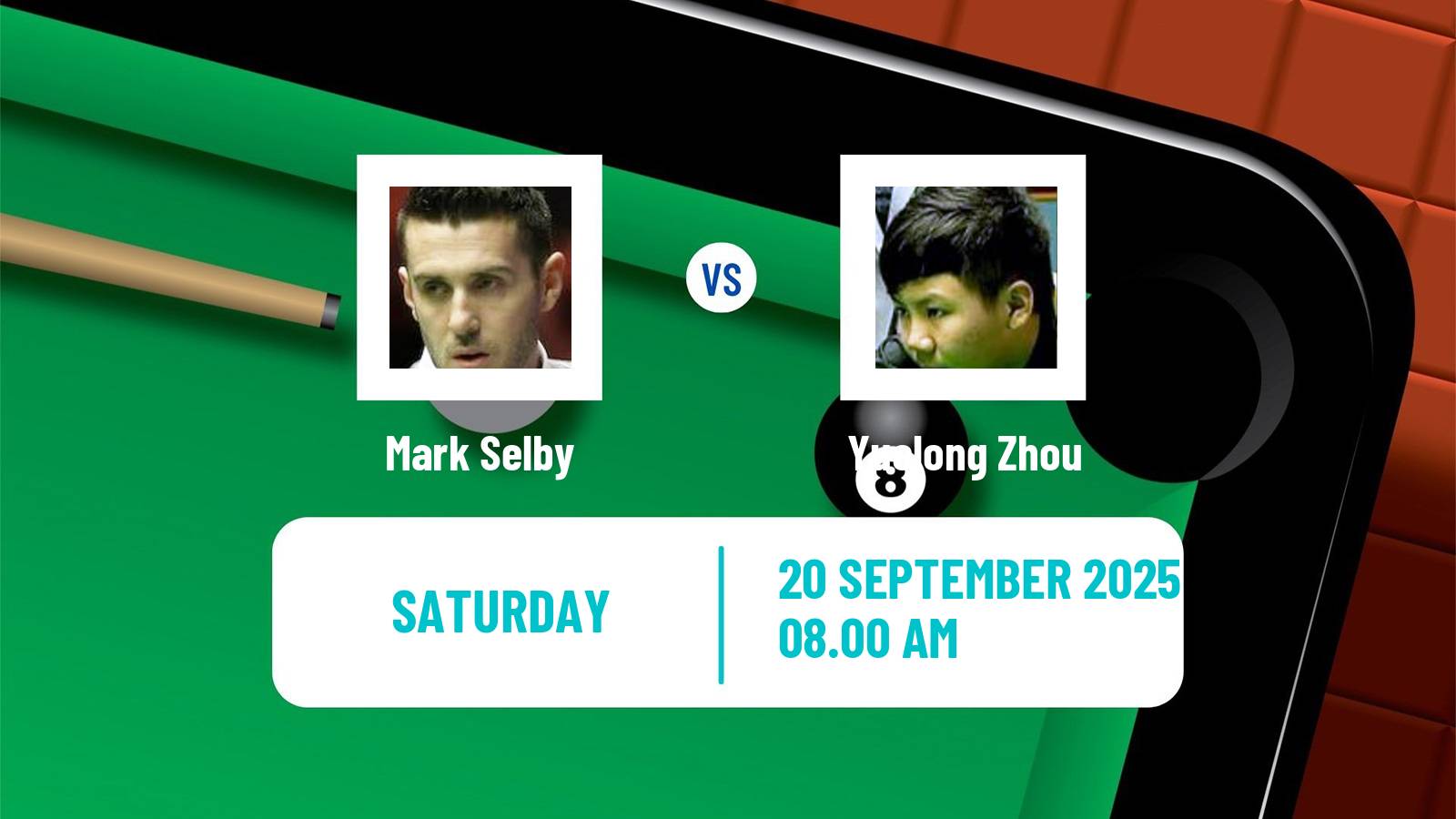 Snooker English Open Mark Selby - Yuelong Zhou